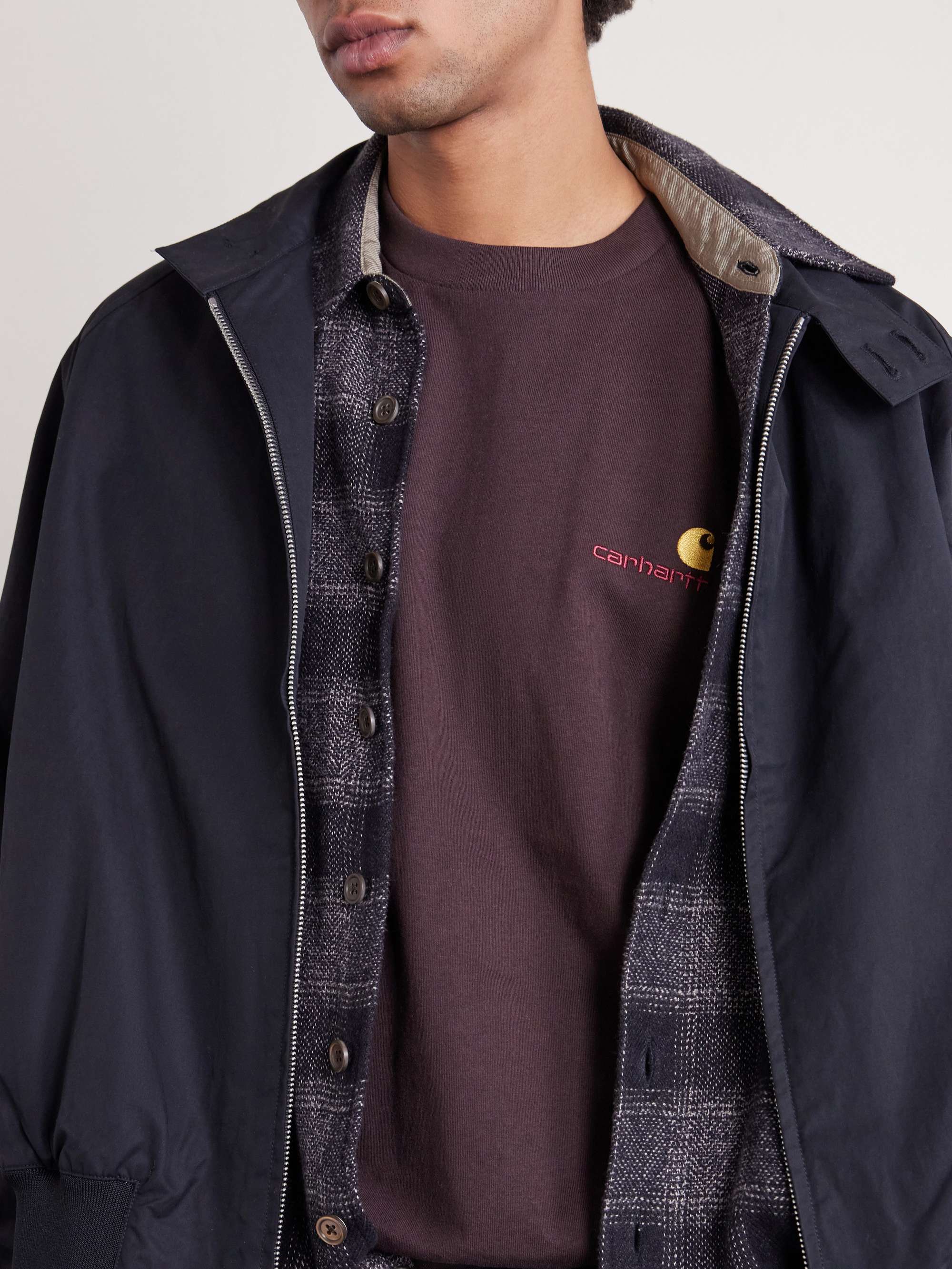 CARHARTT WIP تي شيرت American Script من قطن الجيرسي العضوي مطرّز بشعار العلامة