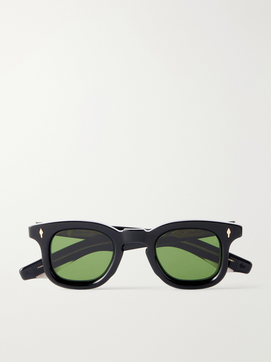Jacques Marie Mage Devaux Round-frame Acetate Sunglasses In Black