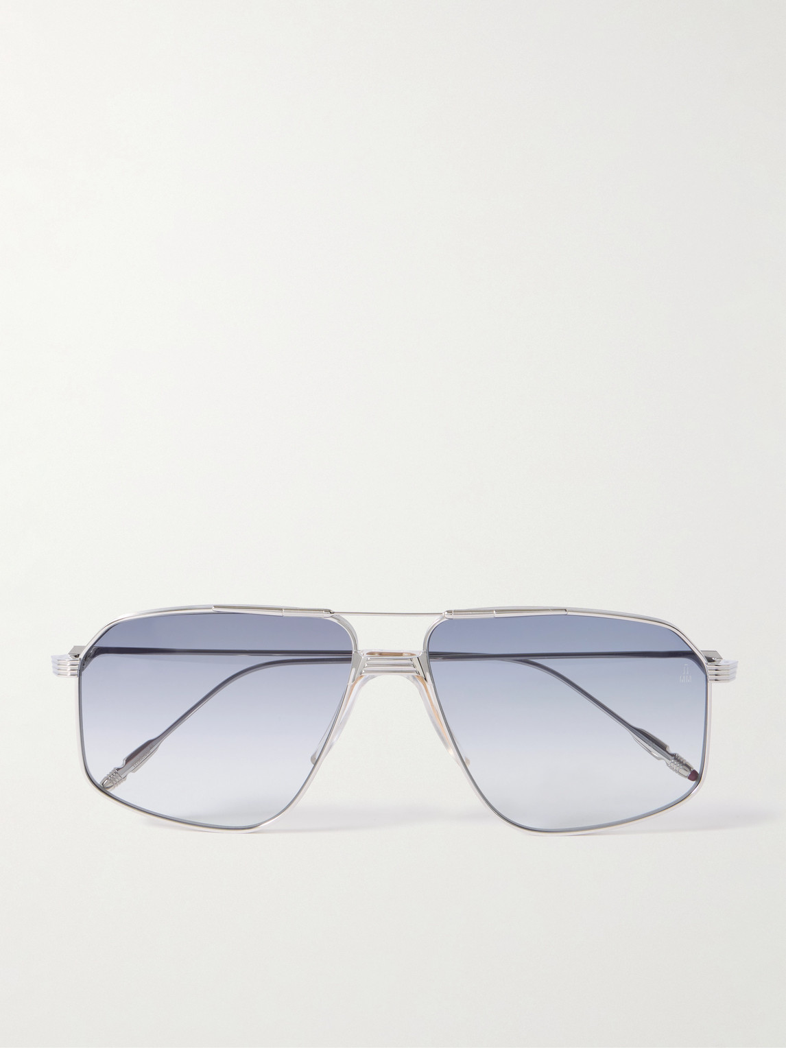 Jacques Marie Mage Jagger Aviator-Style Silver-Tone Beta Titanium Sunglasses - Men