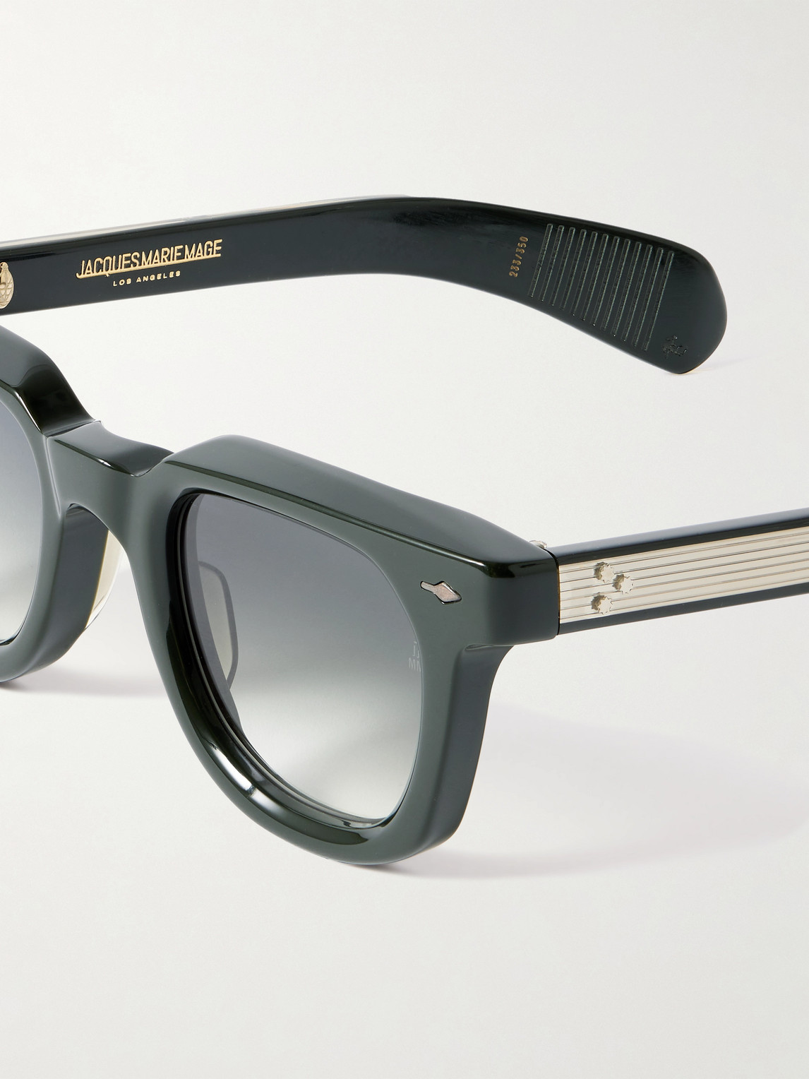 Jacques Marie Mage Vendome D-frame Acetate Sunglasses In Green