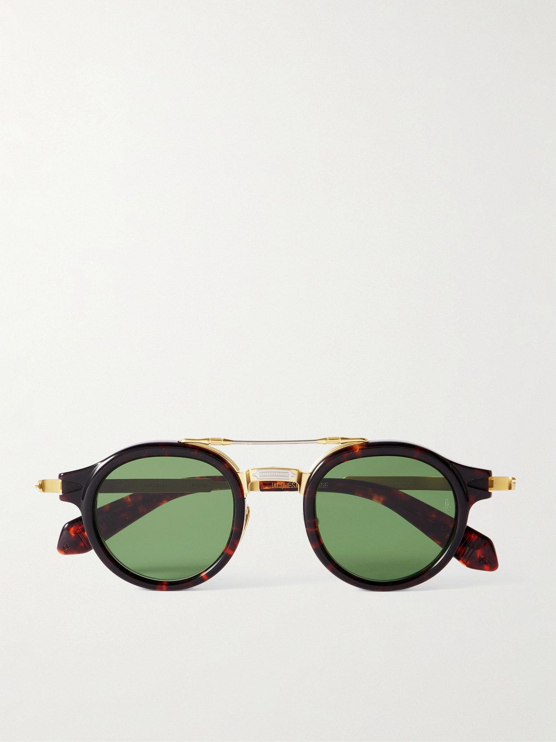 Jacques Marie Mage Delage Round-Frame Tortoiseshell Acetate and Gold-Tone Sunglasses - Men