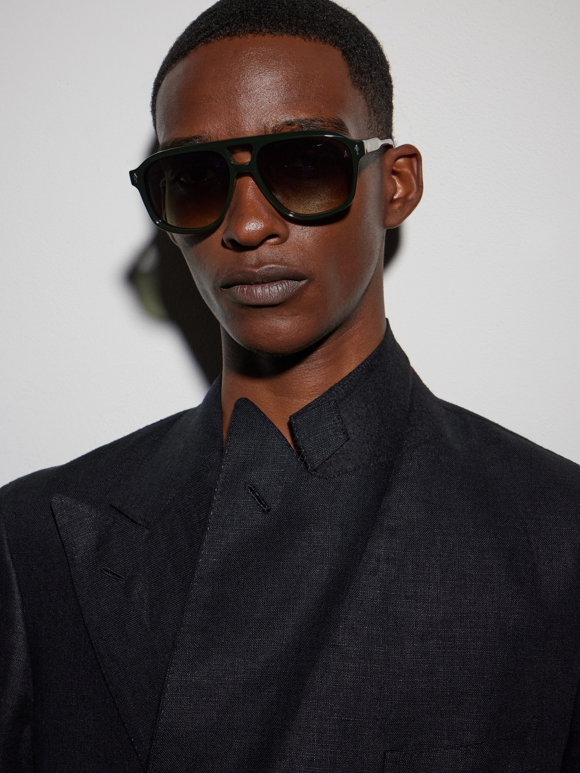 Leonard Aviator-Style Acetate Sunglasses — 2