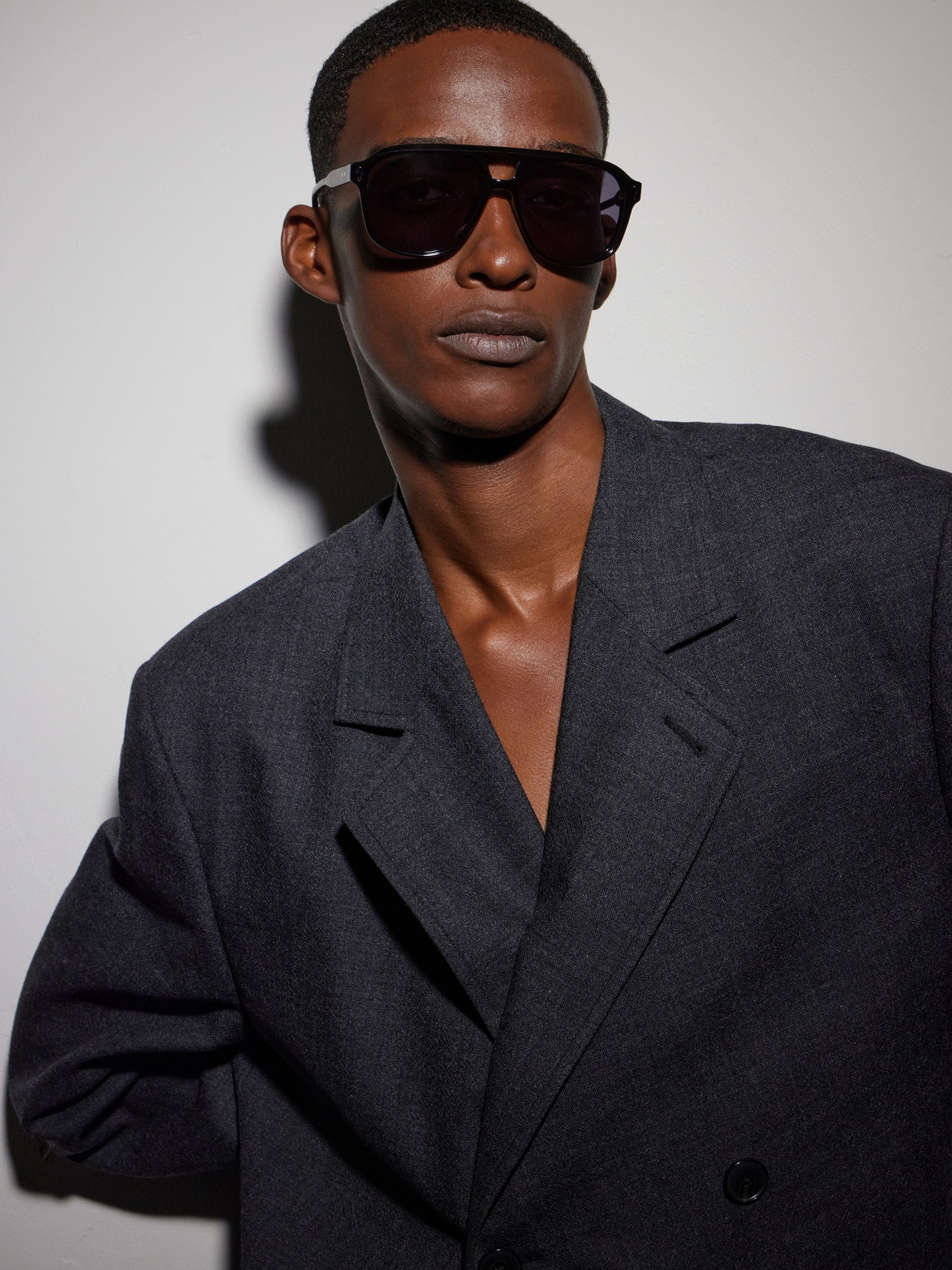 Leonard Aviator-Style Acetate Sunglasses — 2
