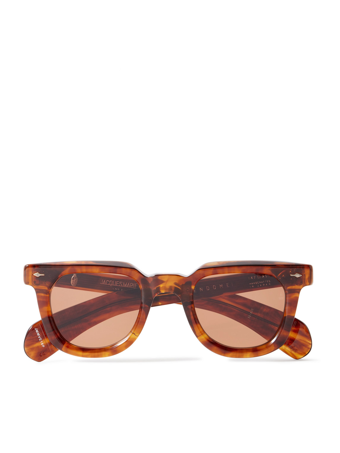 Jacques Marie Mage Vendome D-frame Acetate Sunglasses In Brown