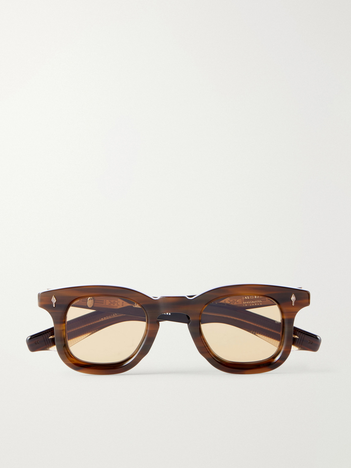 Jacques Marie Mage Devaux-round Frame Acetate Sunglasses In Tortoiseshell
