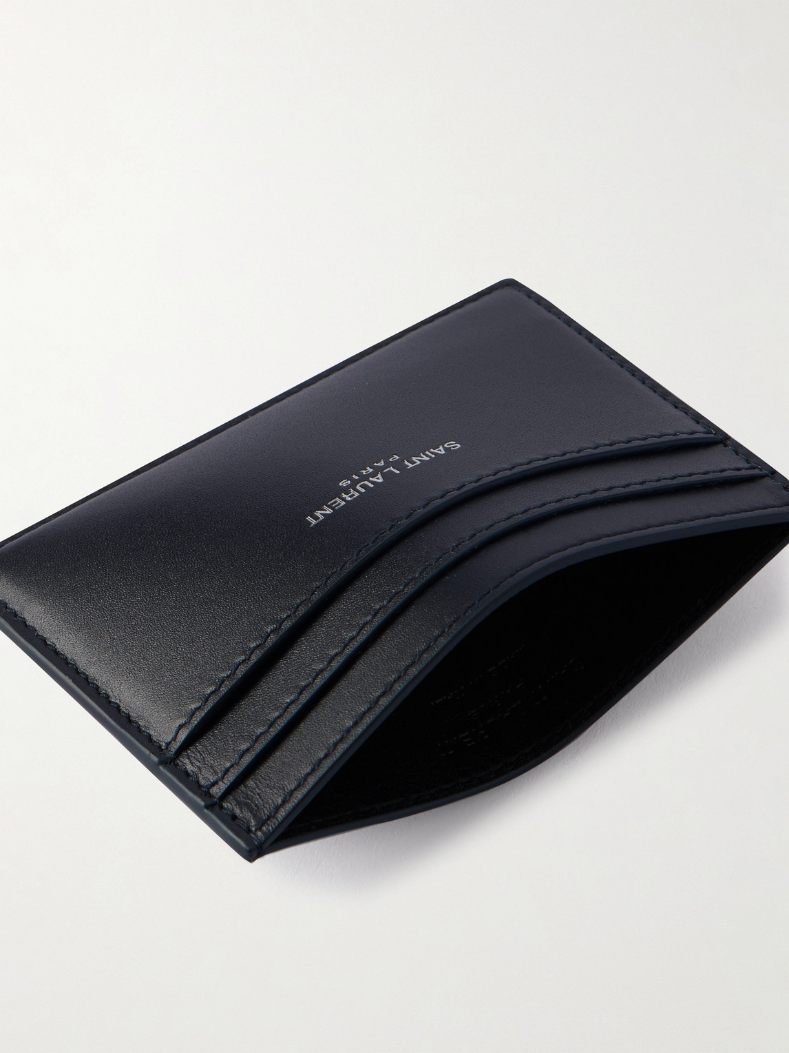 Saint Laurent Logo Card Holder Wallets And Card Holders Black