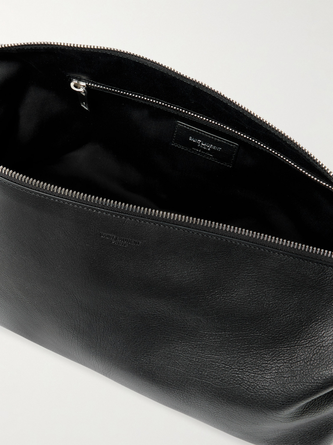 Saint Laurent Full-grain Leather Messenger Bag