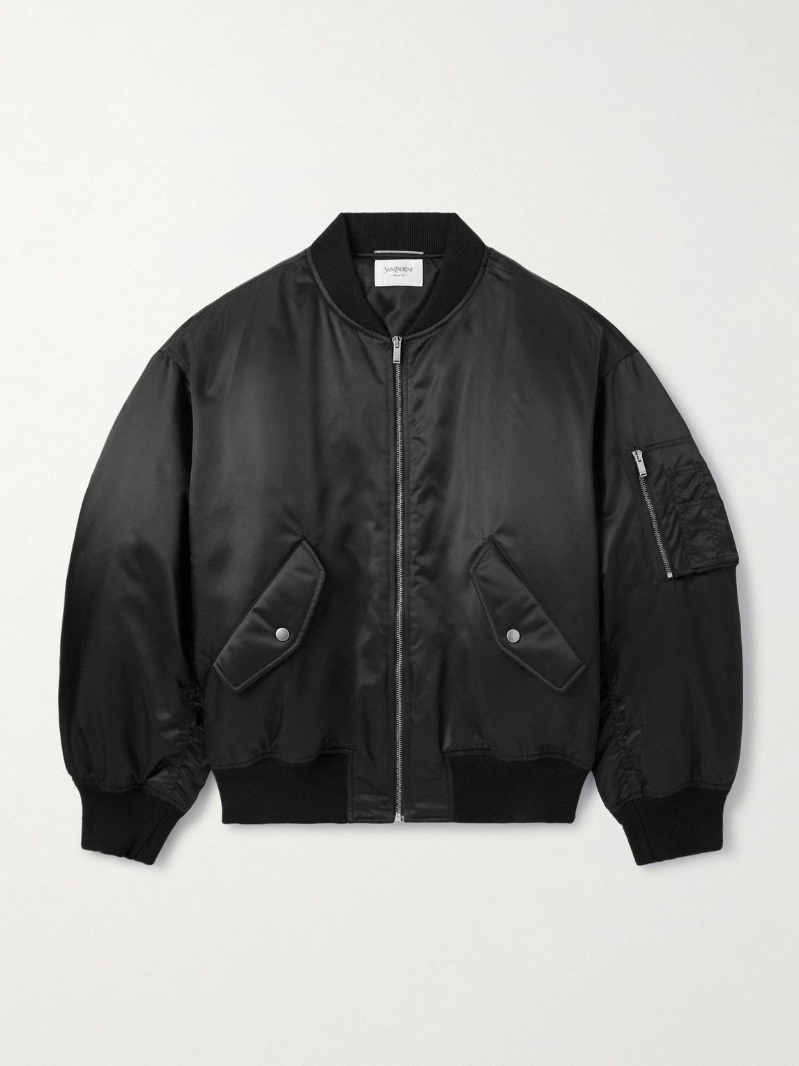 Saint Laurent Recycled-Shell Bomber Jacket - Men