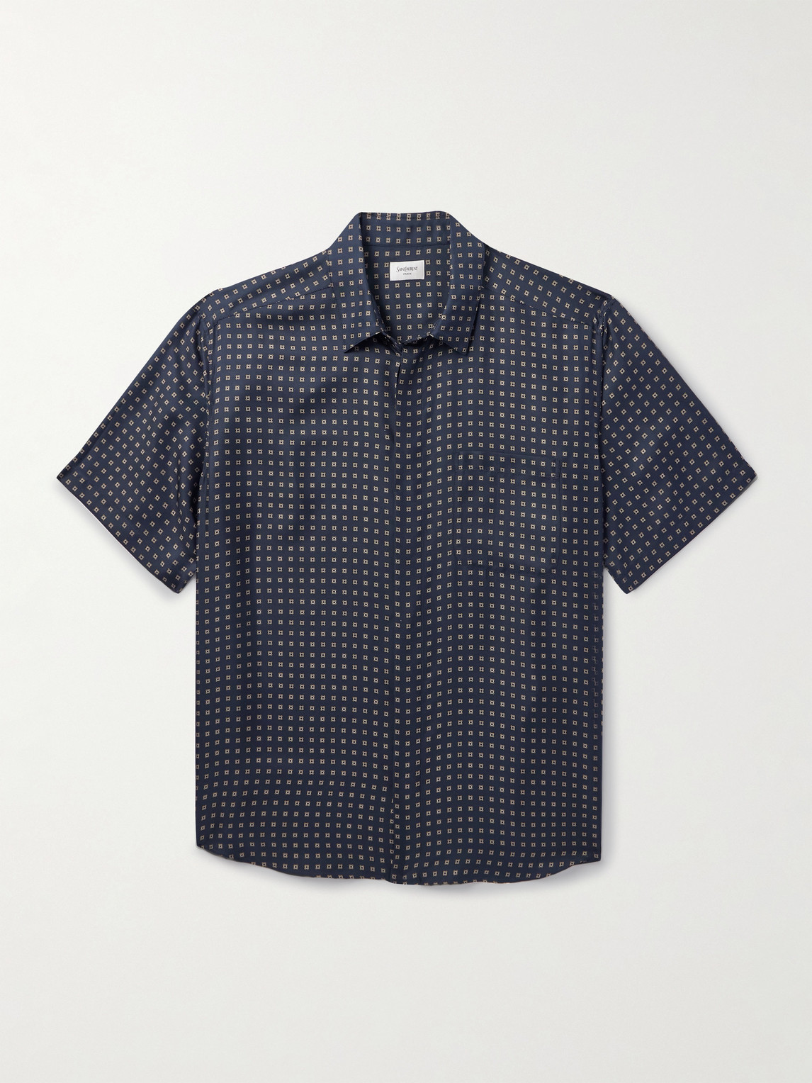 Saint Laurent Printed Silk-Voile Shirt - Men