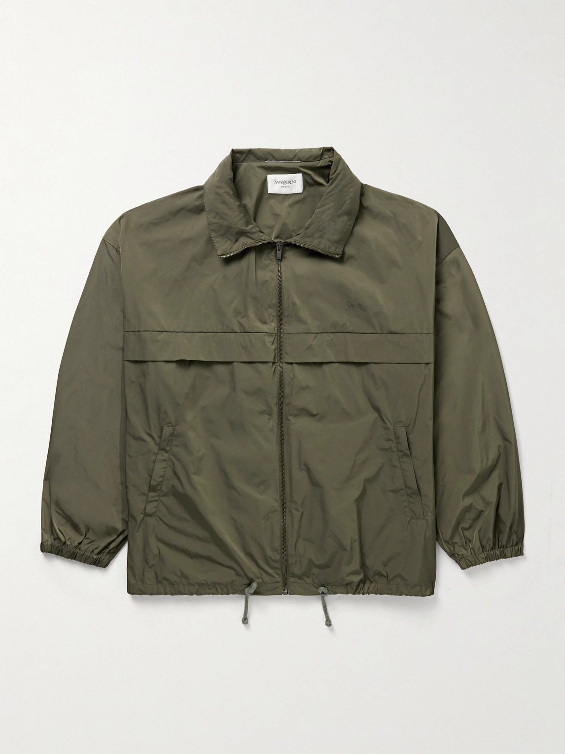 Saint Laurent Logo-Print Shell Blouson Jacket - Men