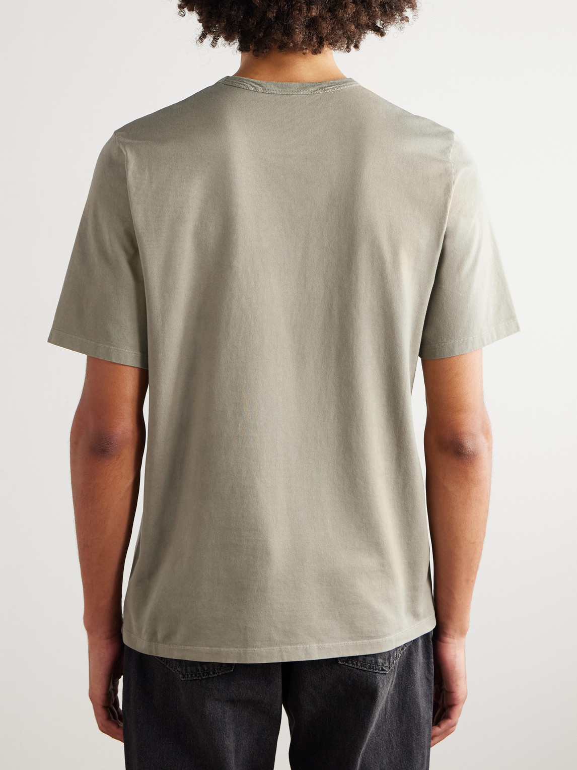 Logo-Embroidered Cotton-Jersey T-Shirt