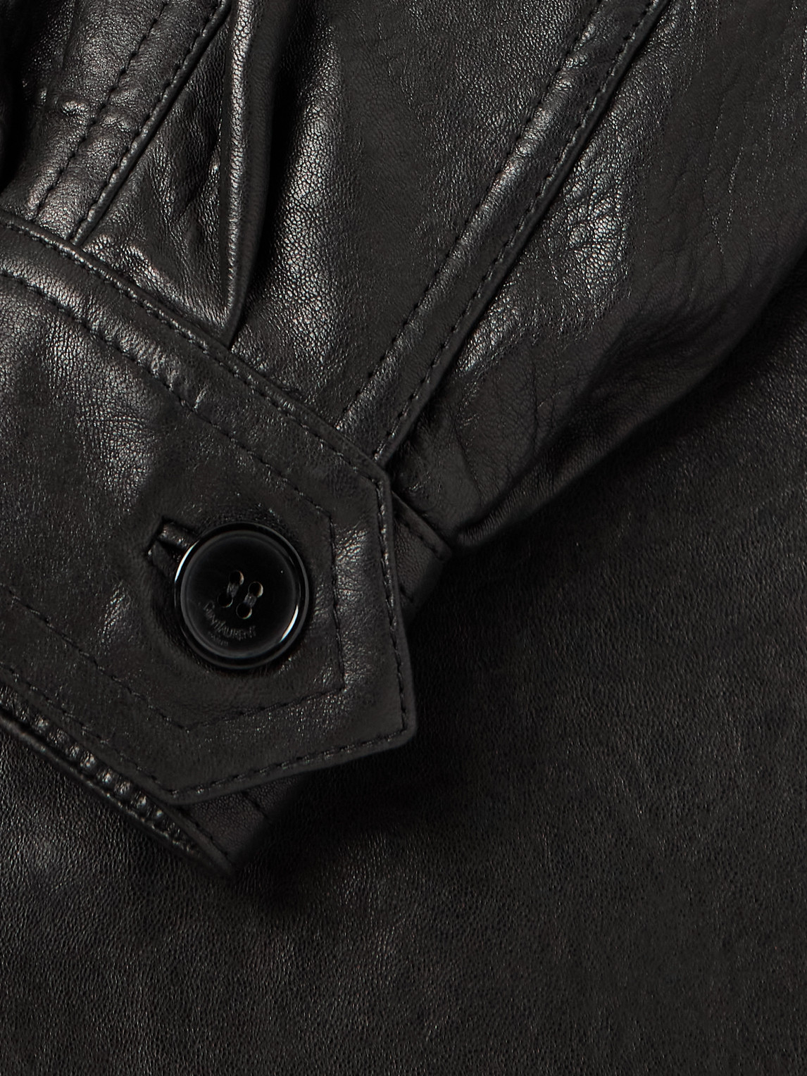 Saint Laurent Bomber Jacket In Bubbled Lambskin With Zip Clothing In Black