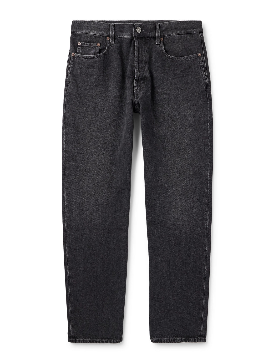 Saint Laurent Straight-leg Jeans In Black