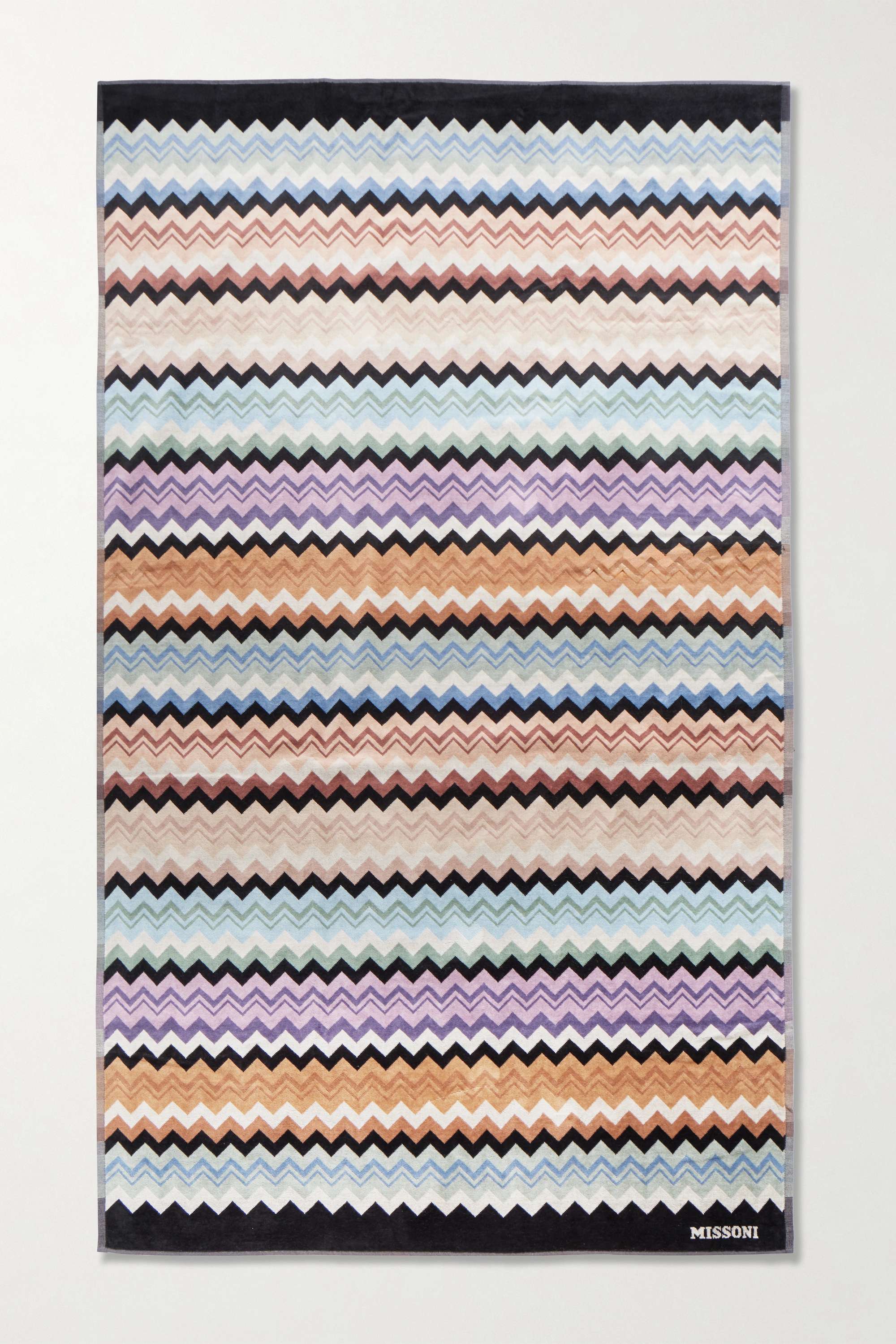 MISSONI HOME Adam Striped Cotton-Terry Beach Towel