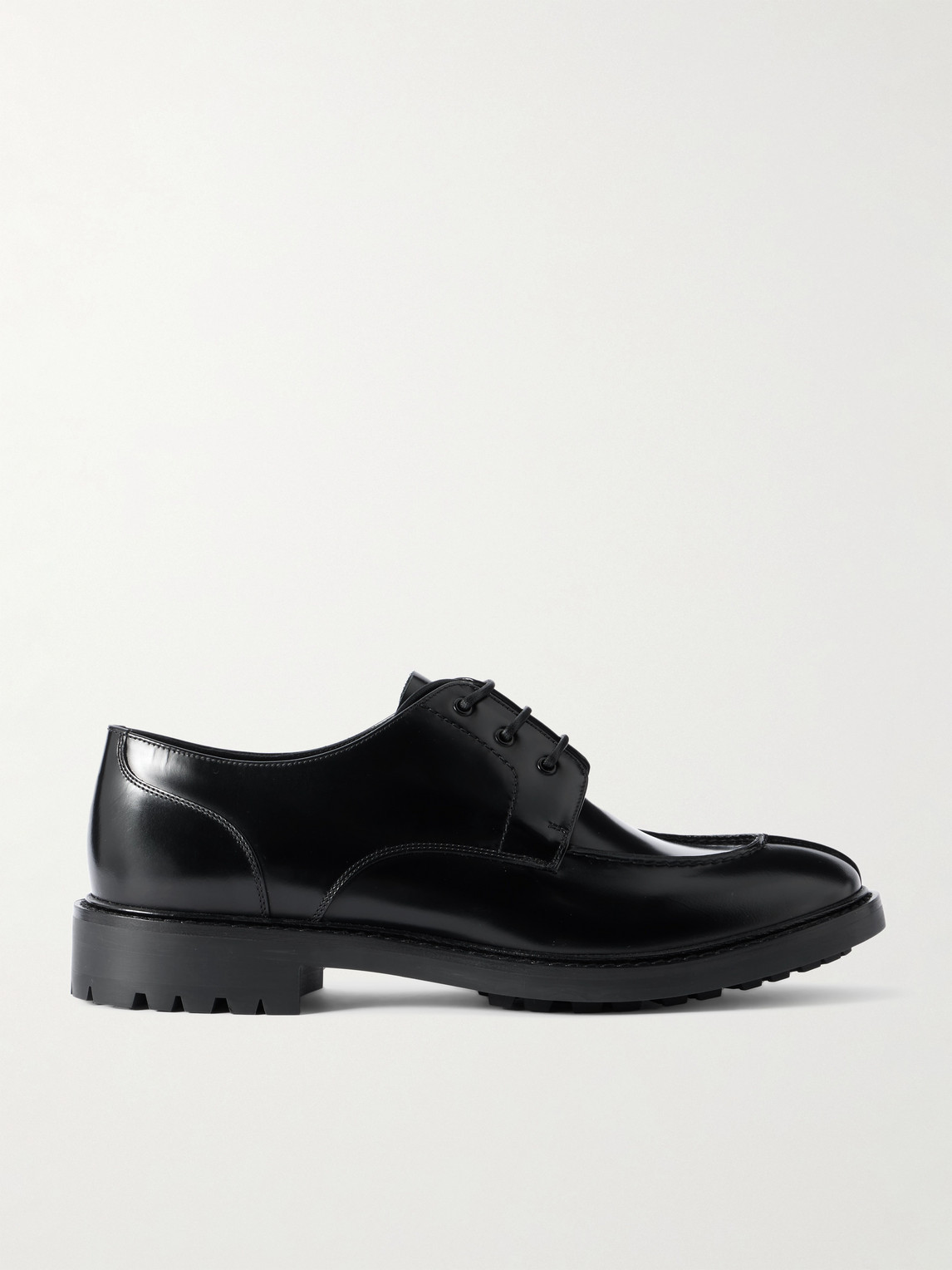 Saint Laurent Lino Leather Derby Shoes - Men