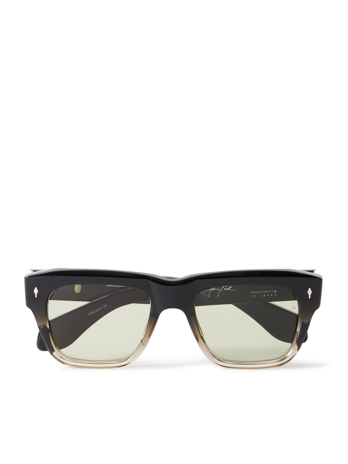 Johnny Cash Cash Two-Tone Square-Frame Acetate Sunglasses