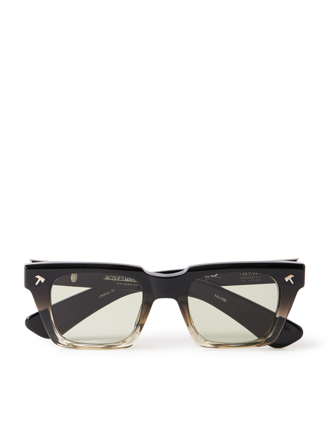 Johnny Cash Quentin Two-Tone Square-Frame Acetate Sunglasses