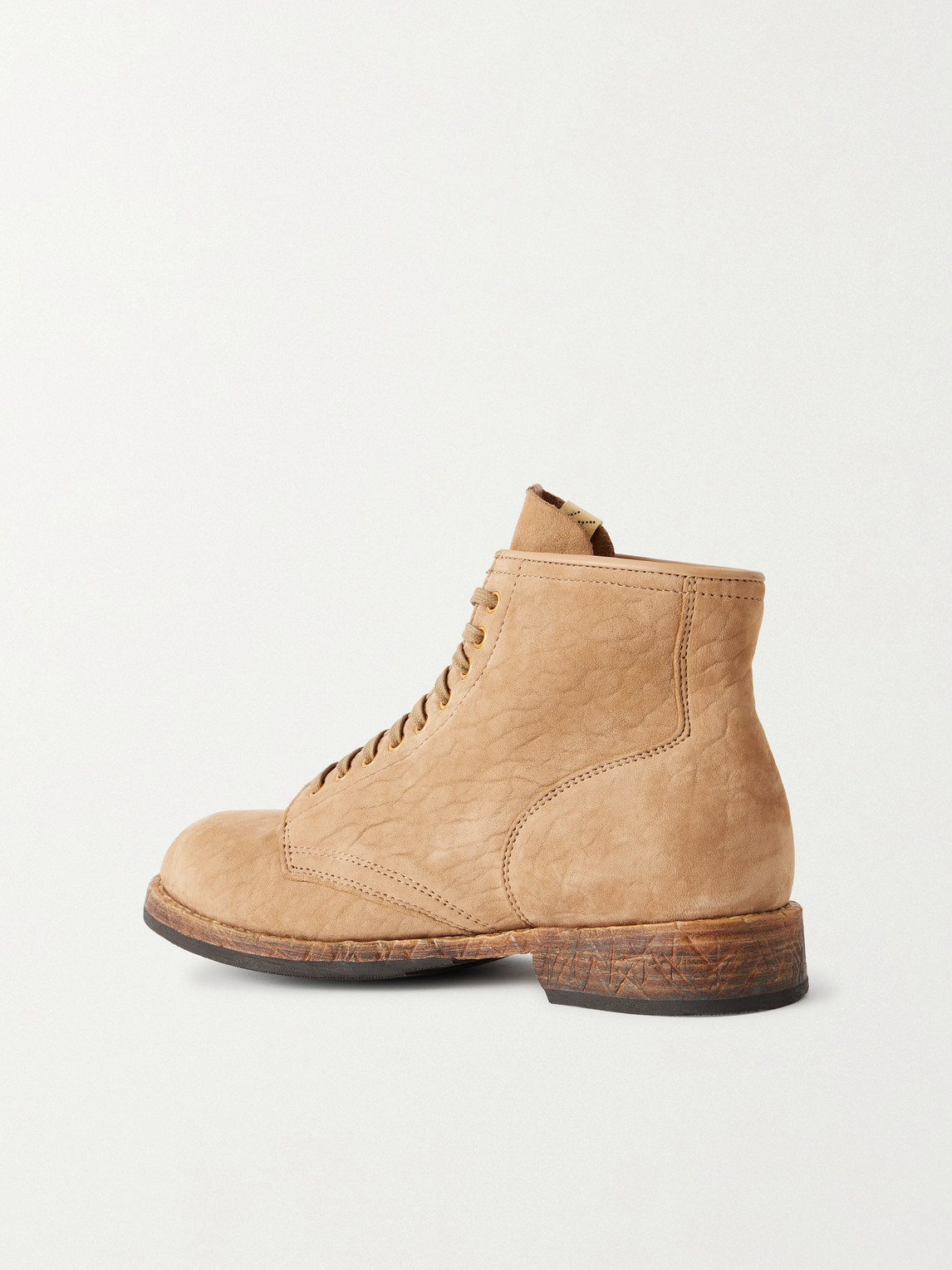  Visvim - Brigadier Folk Suede Lace-up Boots - Men - Neutrals - Us 9 