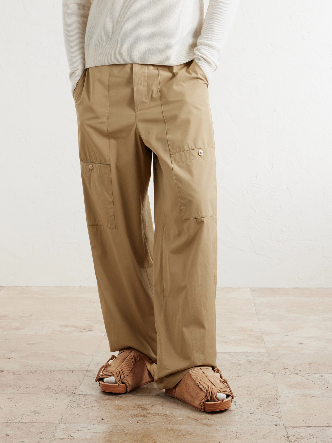 Christo Shaman Folk Suede Slides — 2