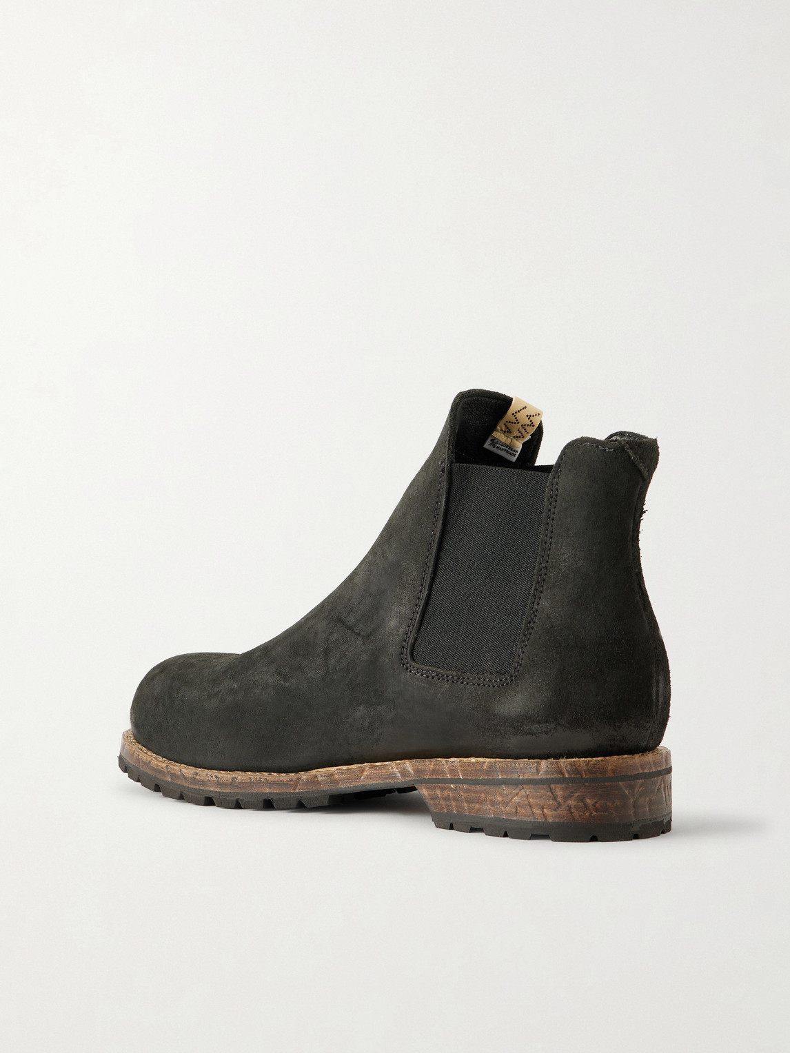  Visvim - Gornergrat Mid-folk Suede Chelsea Boots - Men - Black - Us 8 