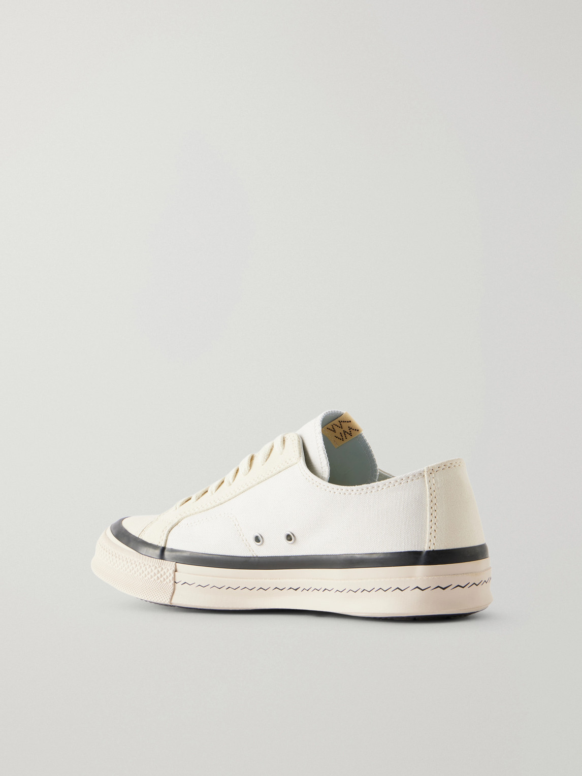  Visvim - Nolan Suede-trimmed Canvas Sneakers - Men - Neutrals - Us 8 