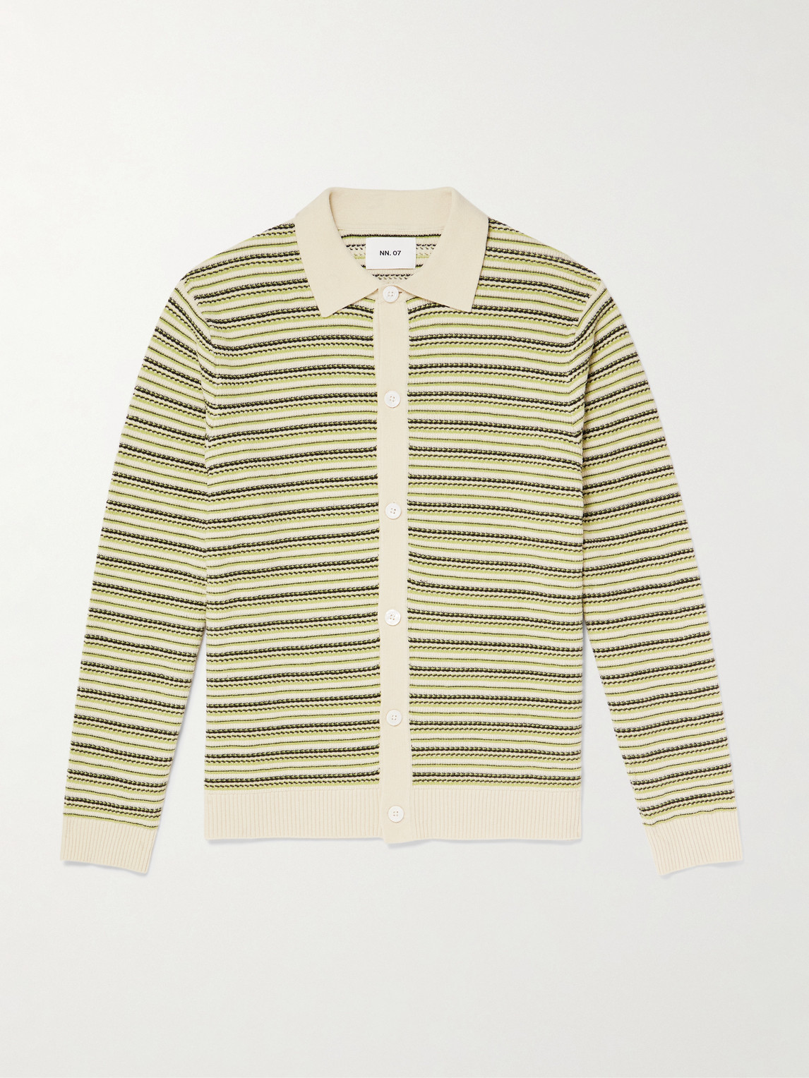 NN07 Jackie 60038 triped Organic Cotton Polo hirt - Men