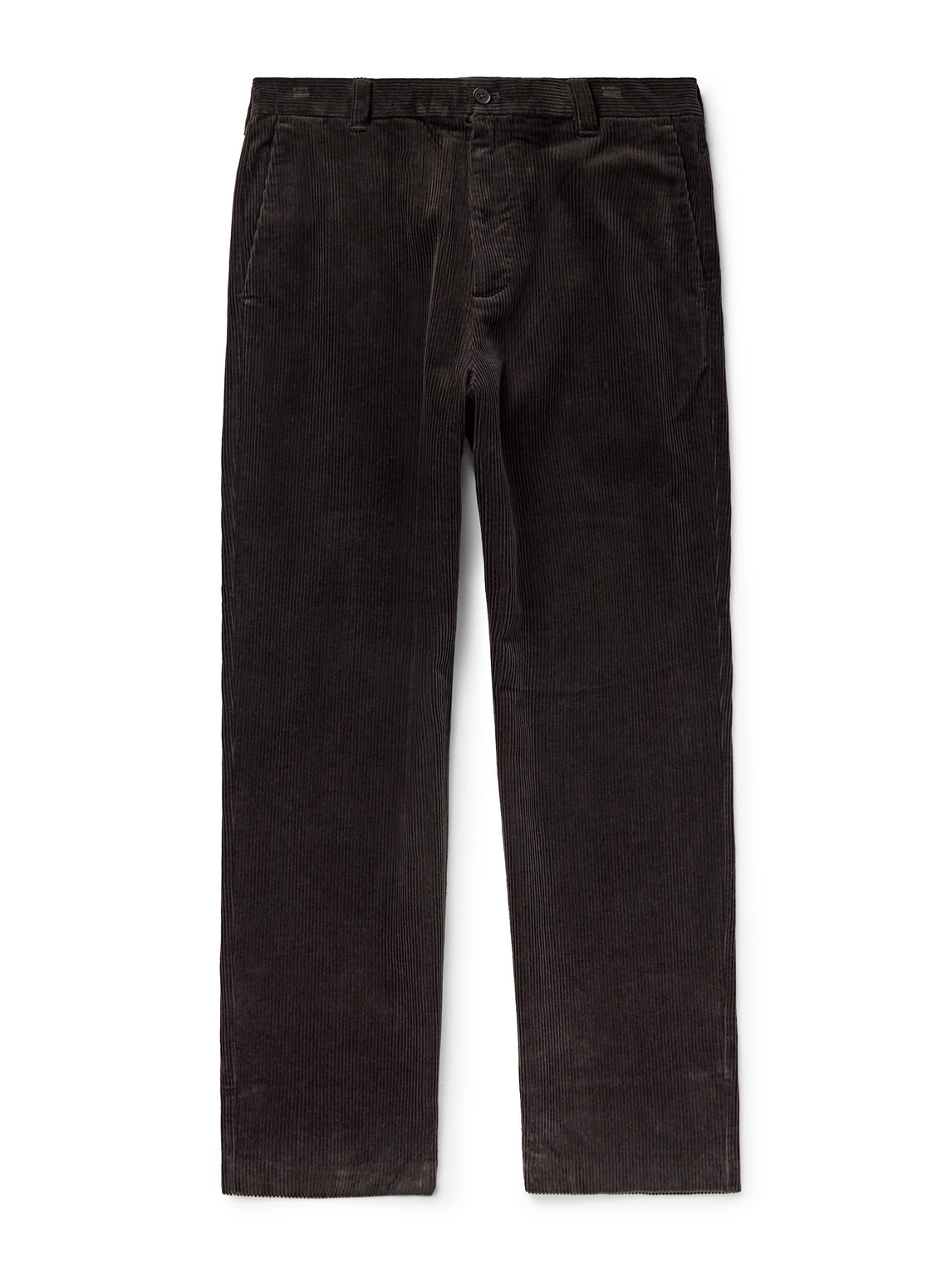 Nn07 Paw 50004 Straight-leg Organic Cotton-corduroy Trousers In Multi