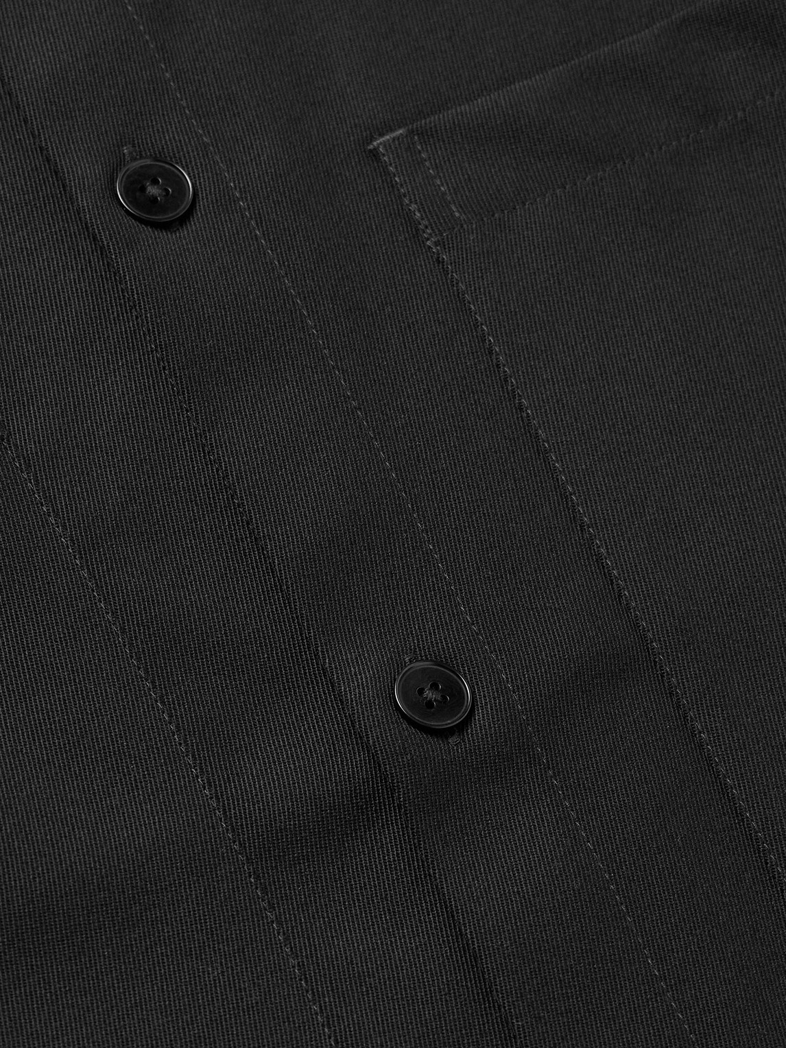  Nn07 - Freddy 10006 Wool-blend Twill Overshirt - Men - Black - M 