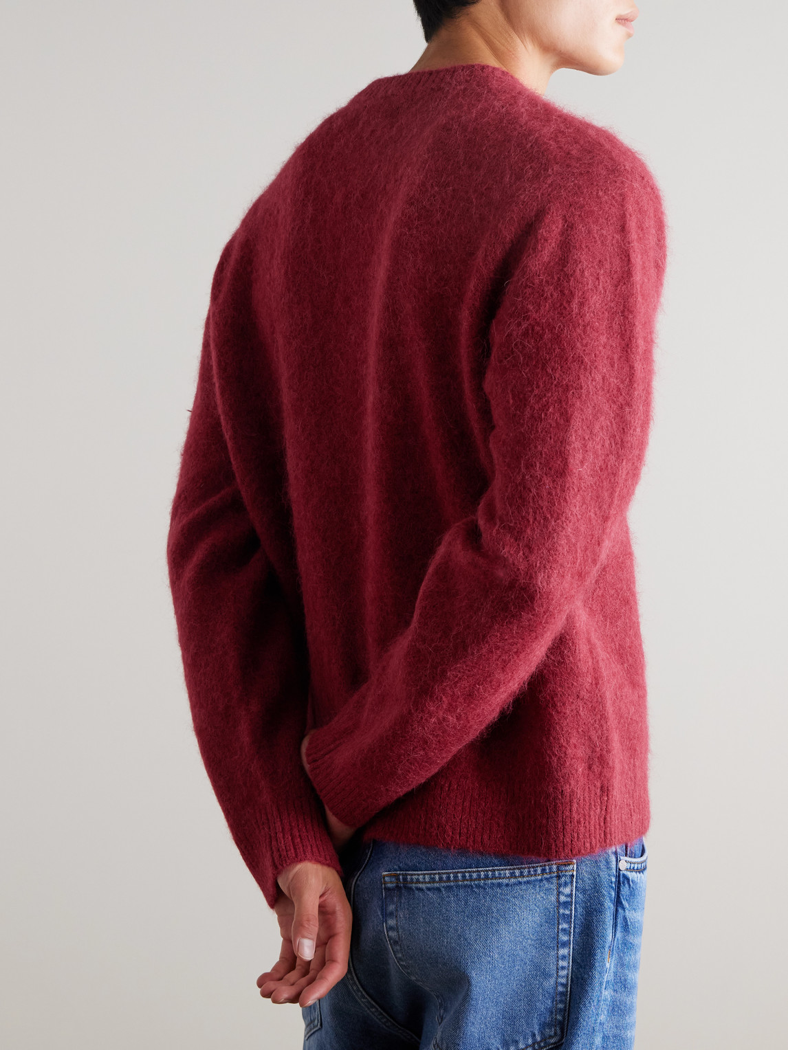  Nn07 - Russell 60012 Alpaca-blend Sweater - Men - Red - S 