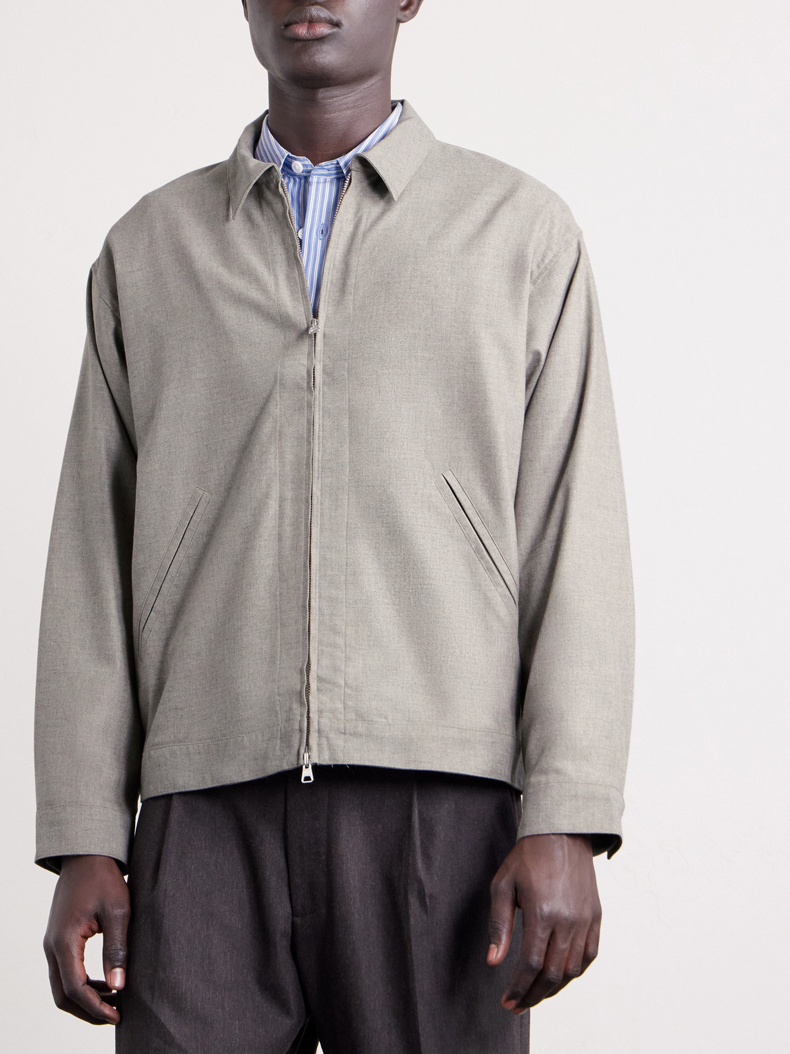  Nn07 - Petrus 10005 Woven Jacket - Men - Gray - S 