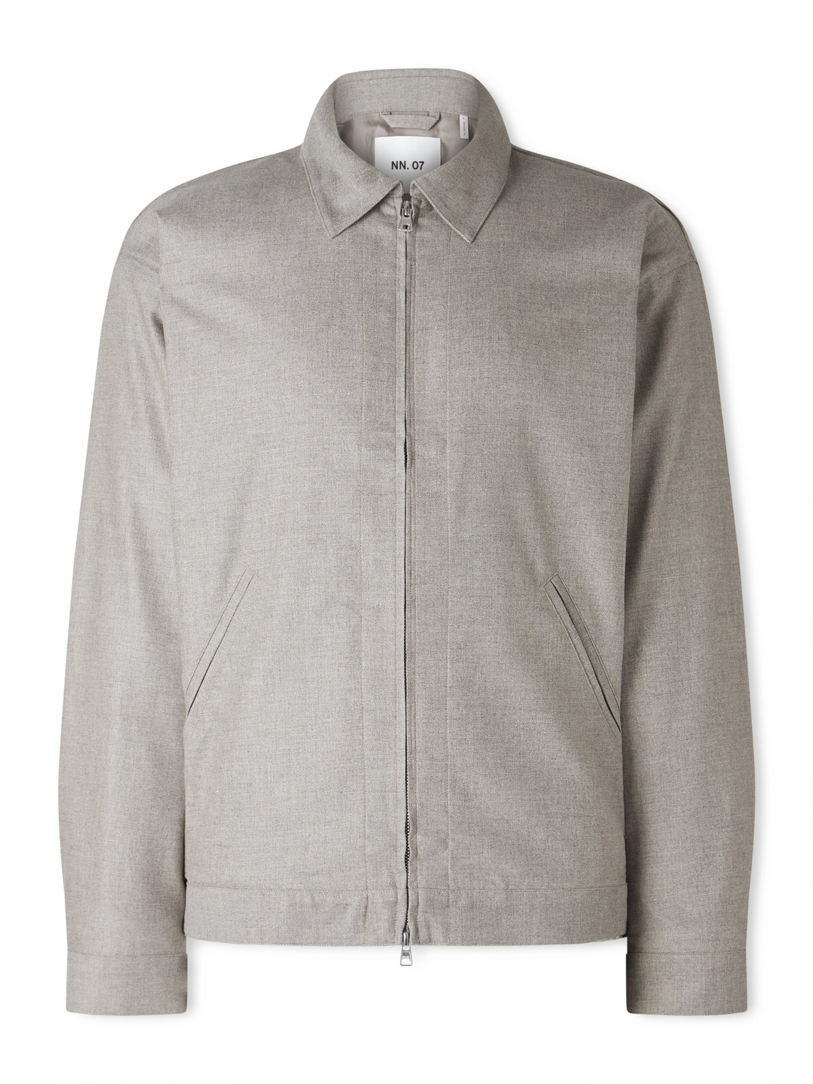 Nn07 Petrus 10005 Woven Jacket In Gray