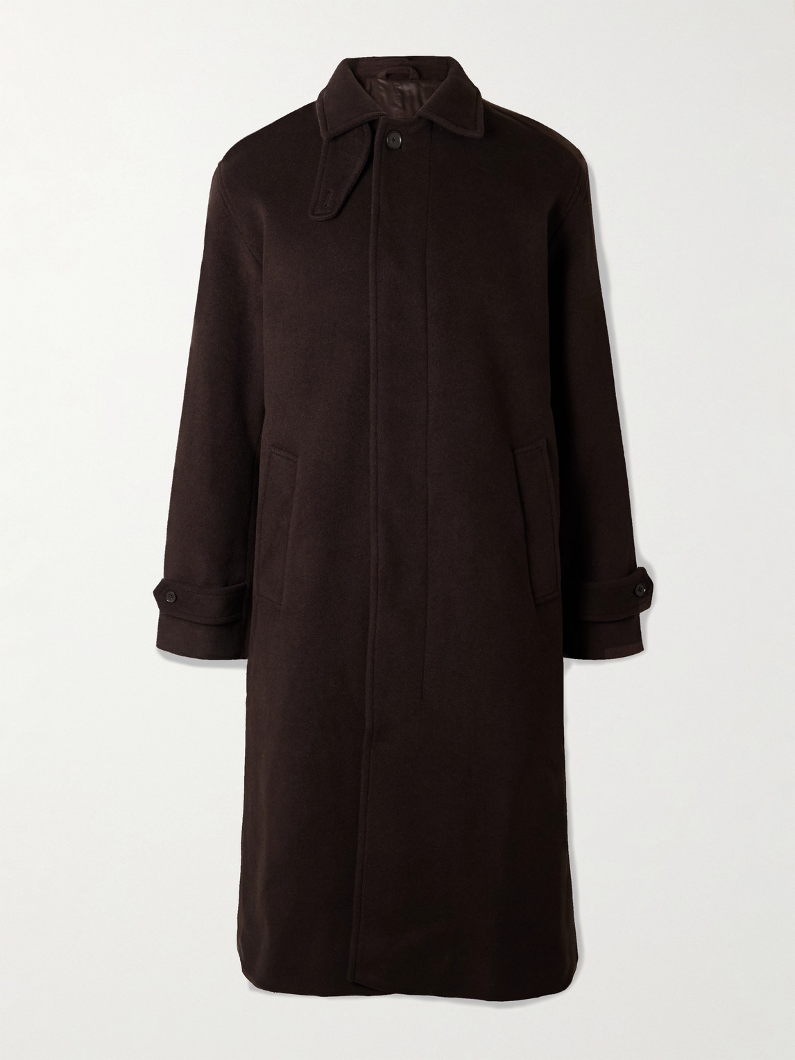 Nn07 Gibson 8448 Woven Coat In Brown