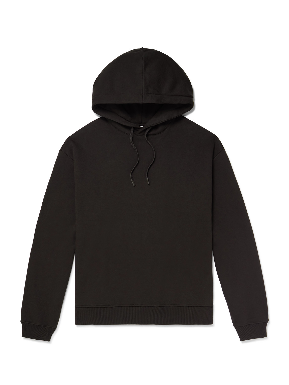 Nn07 David Organic Cotton-jersey Hoodie In Black