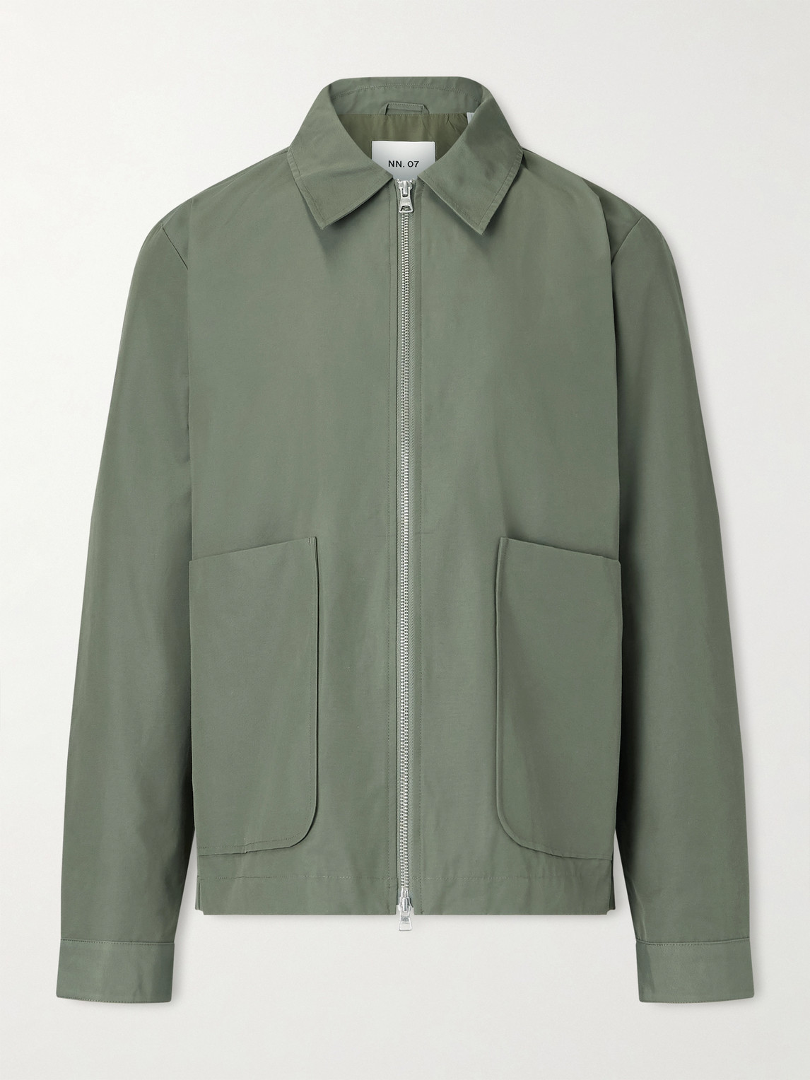 Nn07 Gael 8445 Organic Cotton-blend Jacket In Green