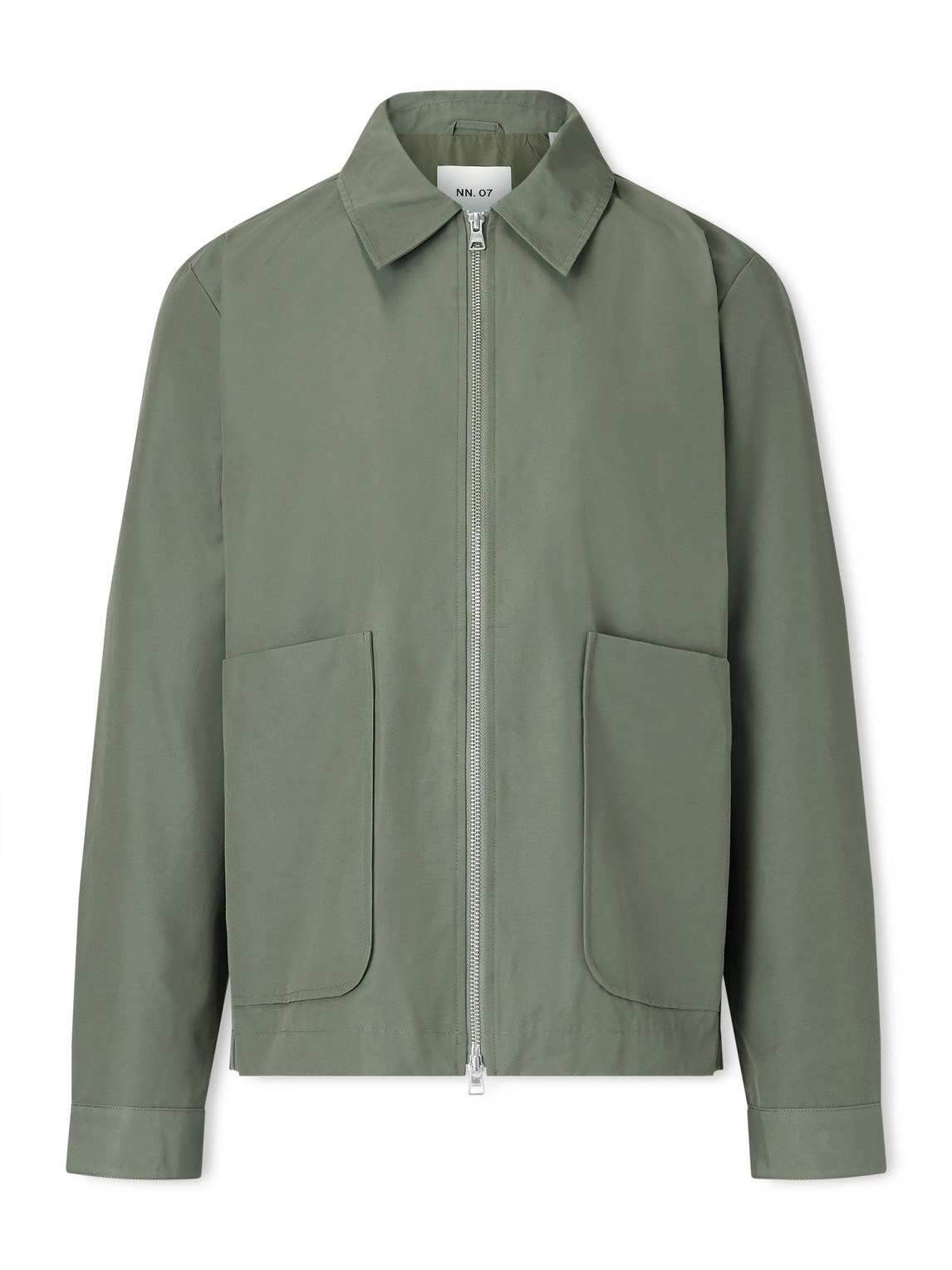 Nn07 Gael 8445 Organic Cotton-blend Jacket In Green