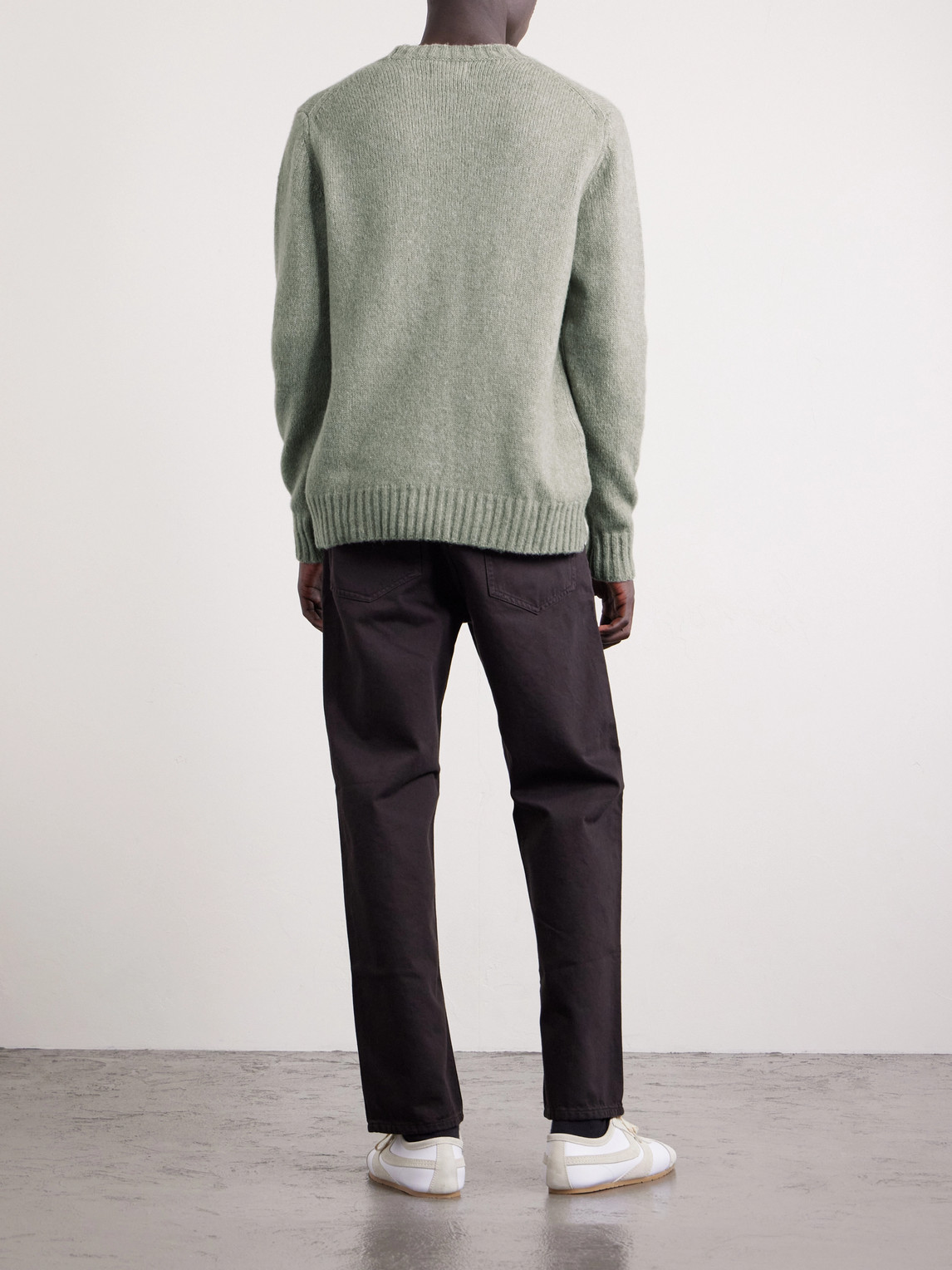  Nn07 - Lee 6598 Merino Wool-blend Sweater - Men - Green - S 