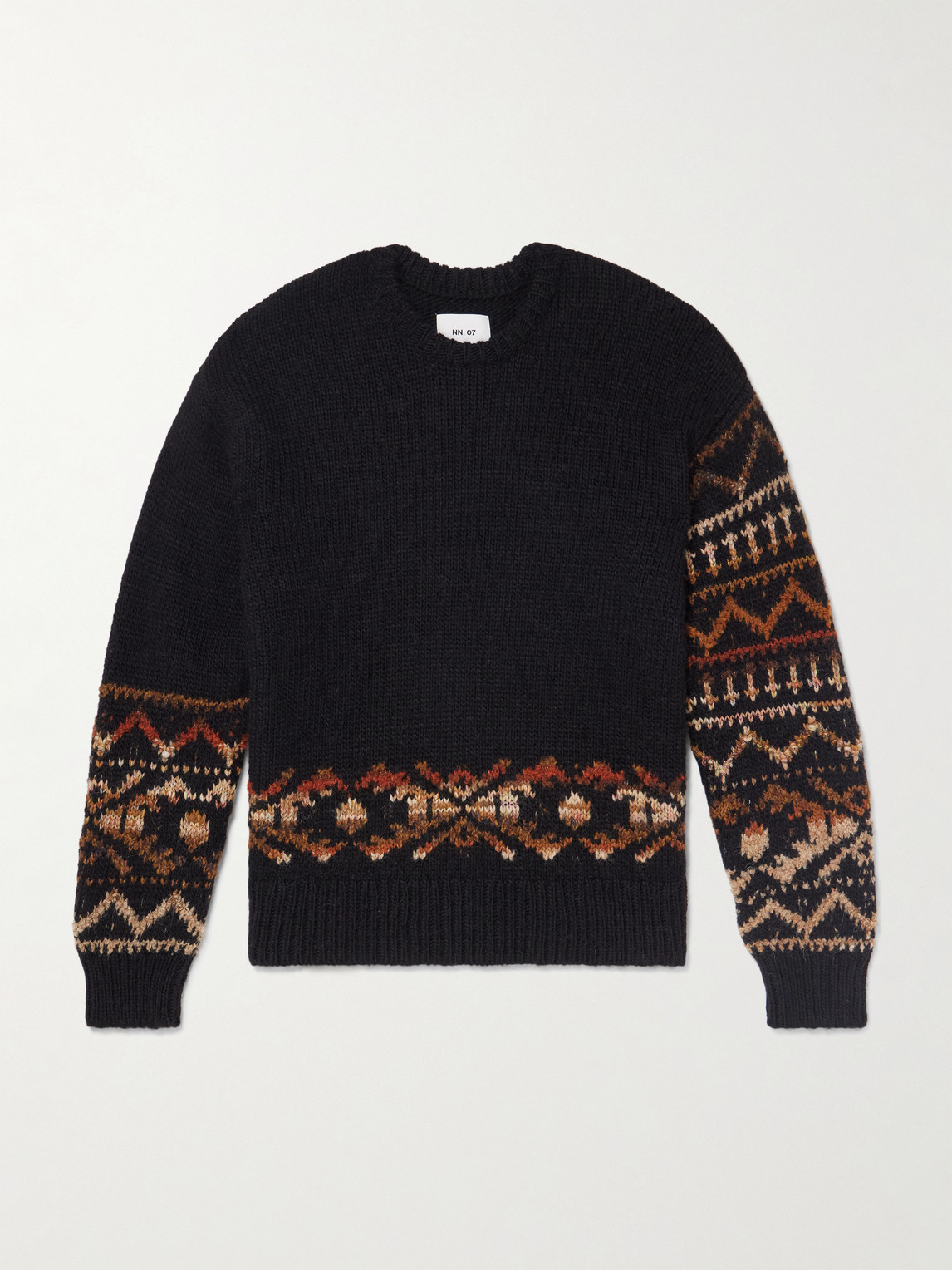 NN07 Emil 60032 Fair Isle Wool-Blend weater - Men