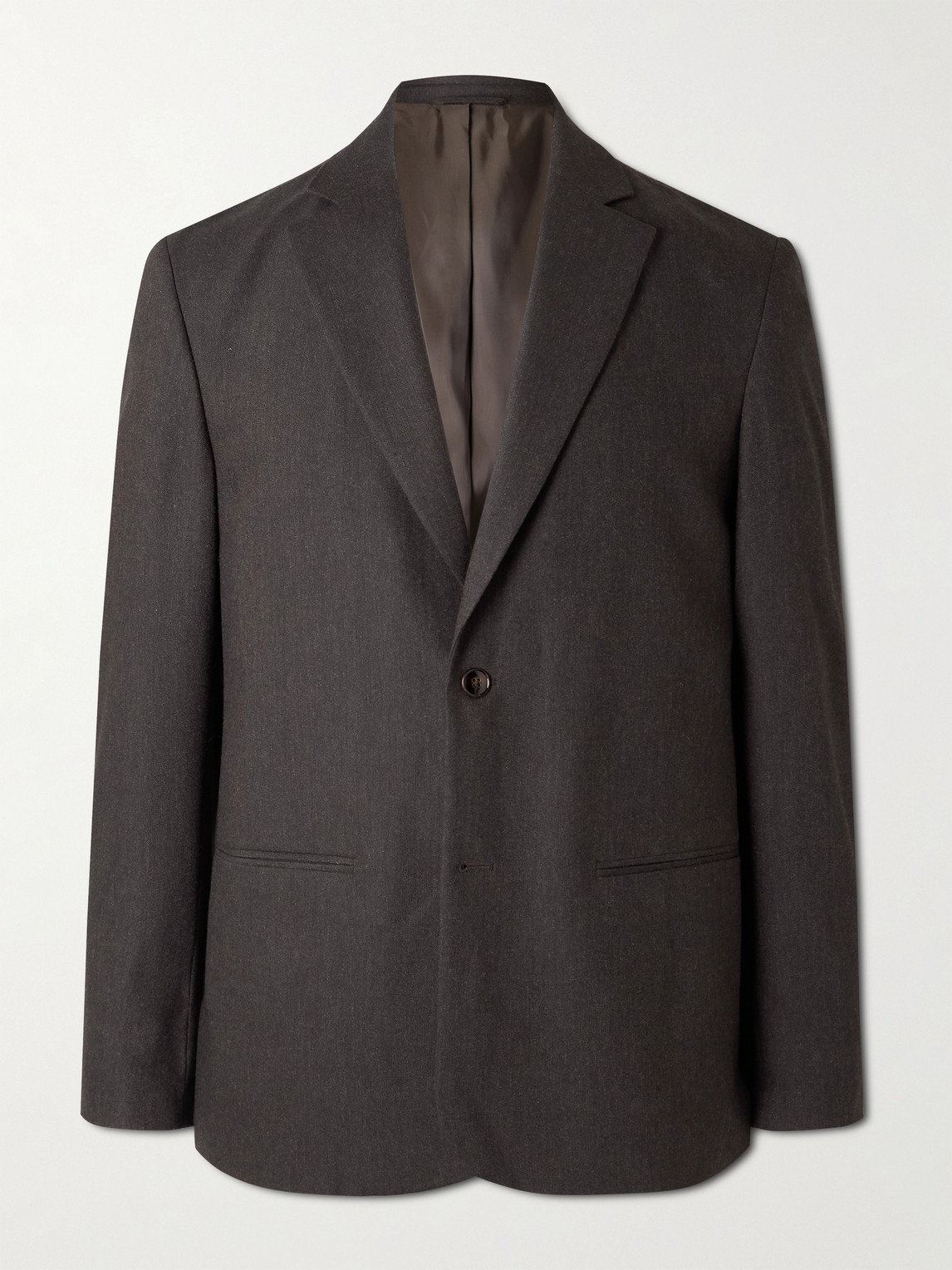 Nn07 Timo 10005 Recycled Woven Suit Jacket In Brown