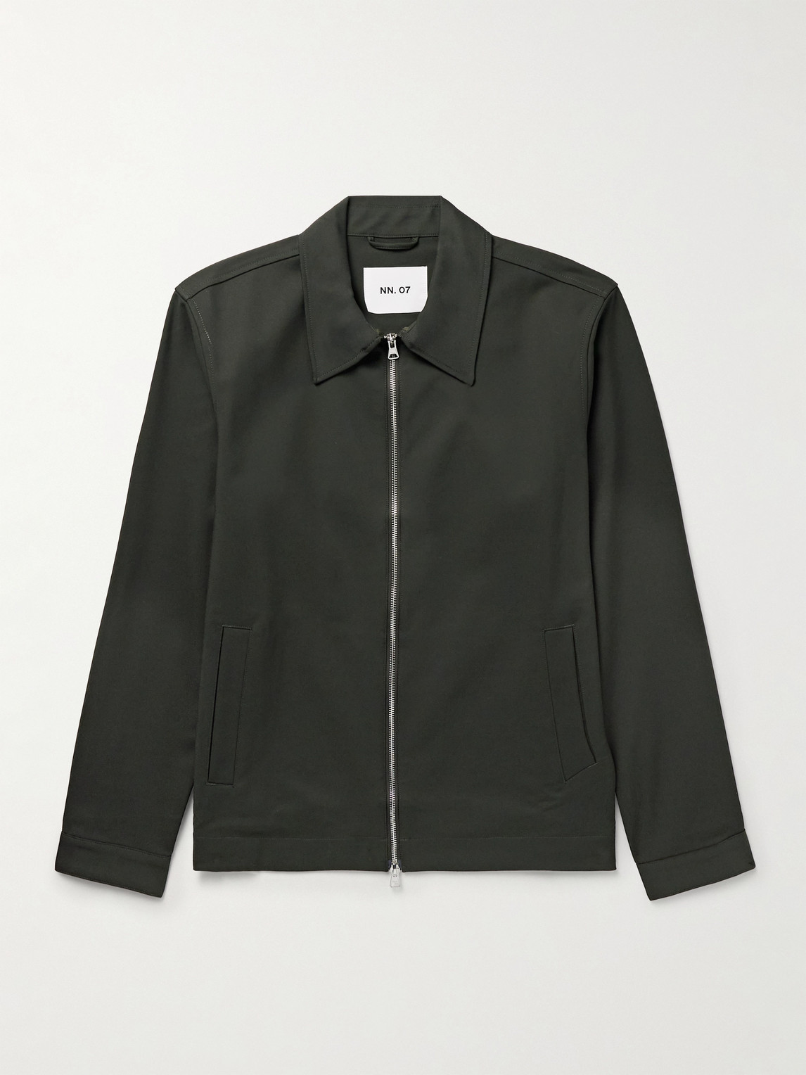 Nn07 Ivan 1089 Cotton-blend Jacket In Green