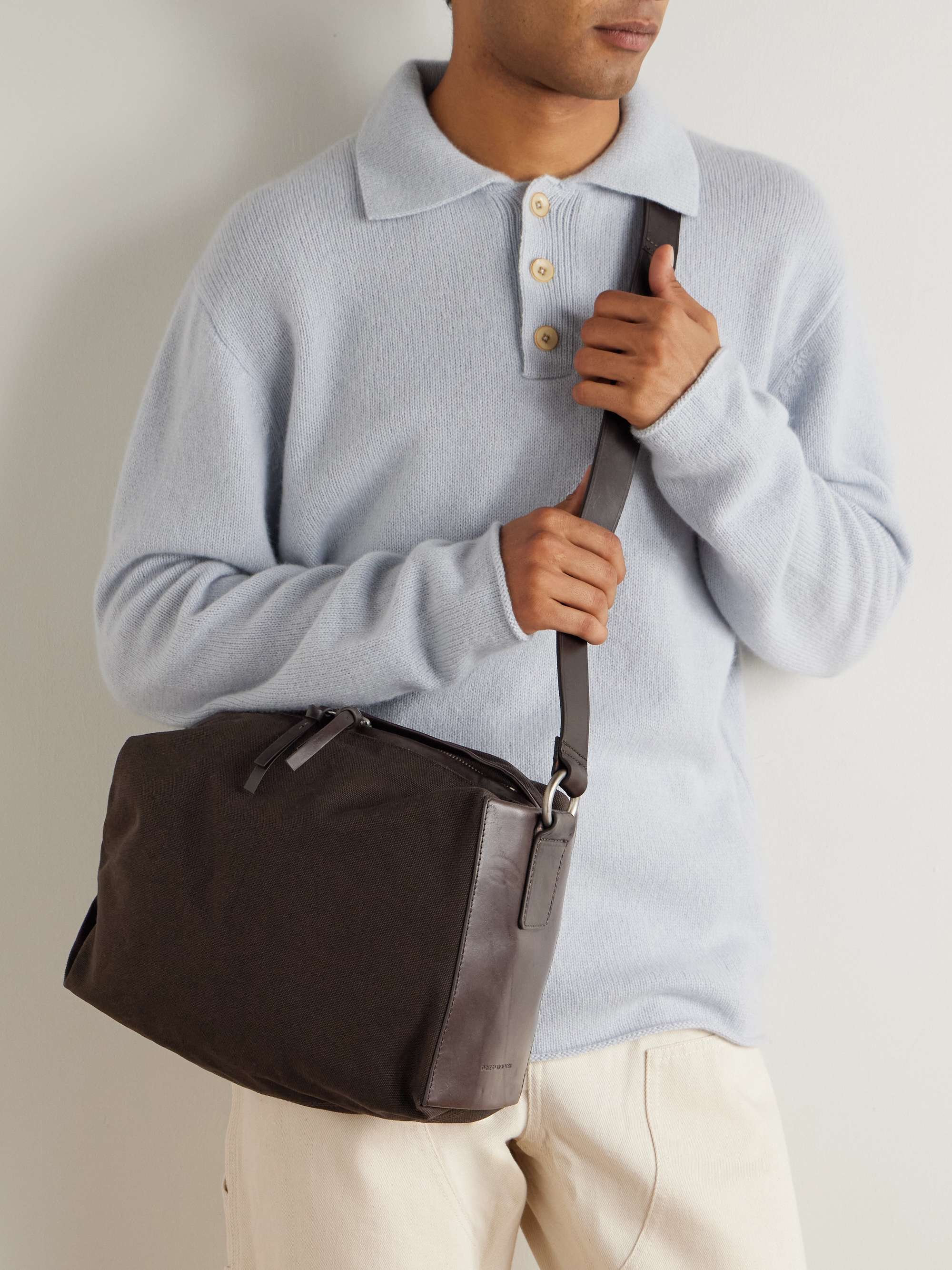 DRIES VAN NOTEN archive レザー メッセンジャーバッ 然 | new arrival ・DRIES VAN NOTEN leather waist bag