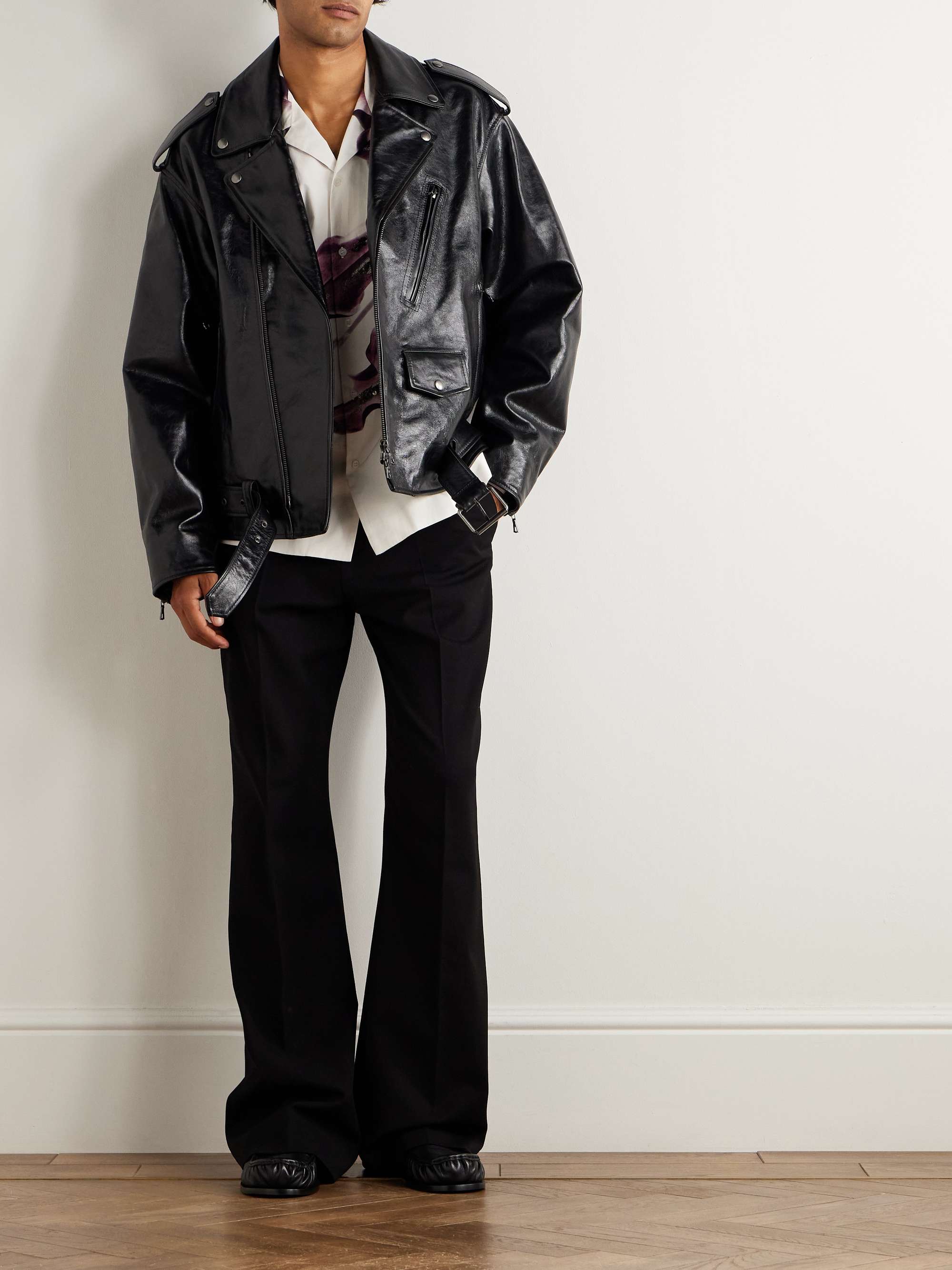 ジャケット・アウター Dries Van Noten 90s Leather Jacket DRIES VAN NOTEN Leather Jacket for Men | MR PORTER