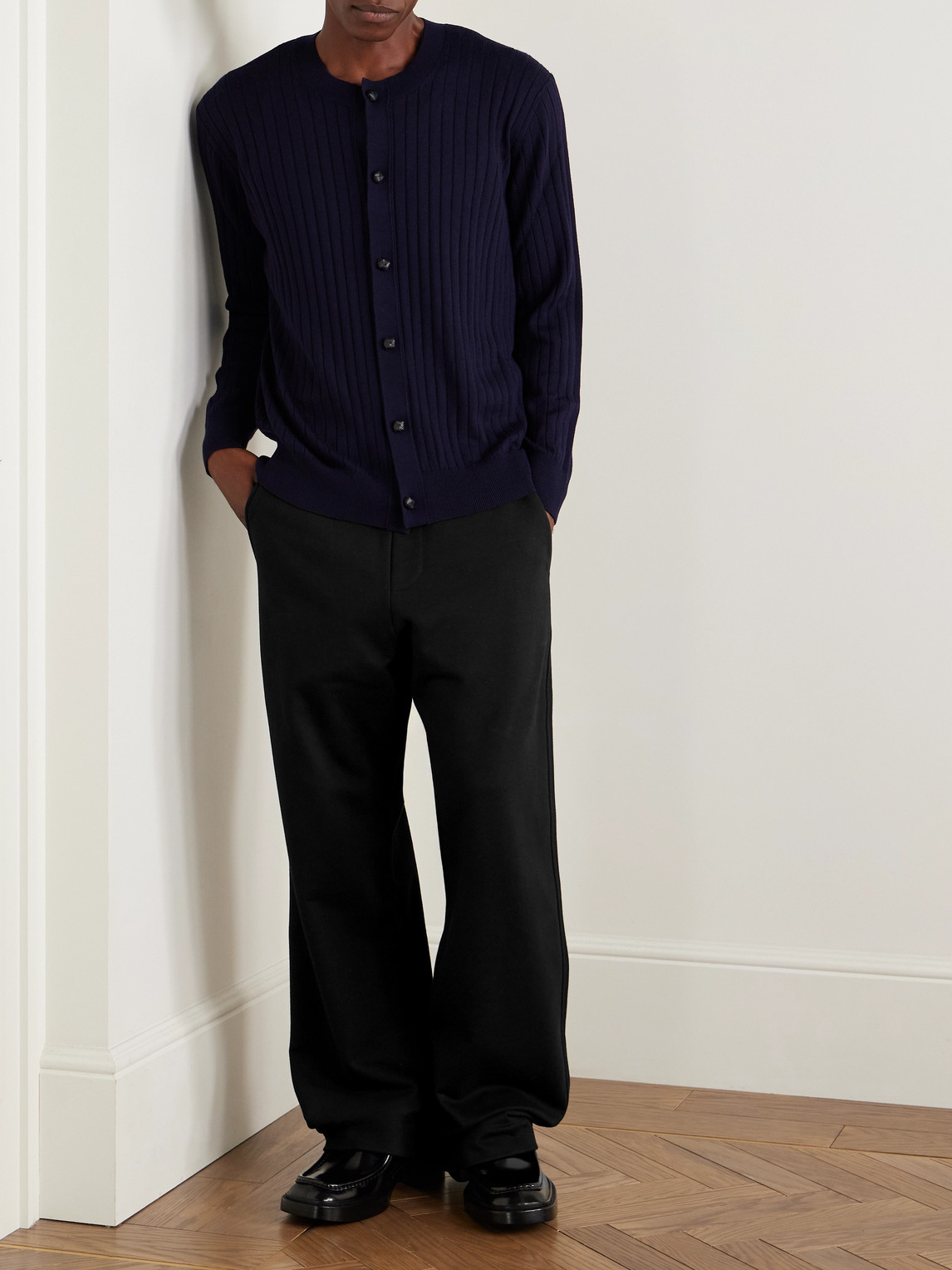 Straight-Leg Cotton-Jersey Sweatpants