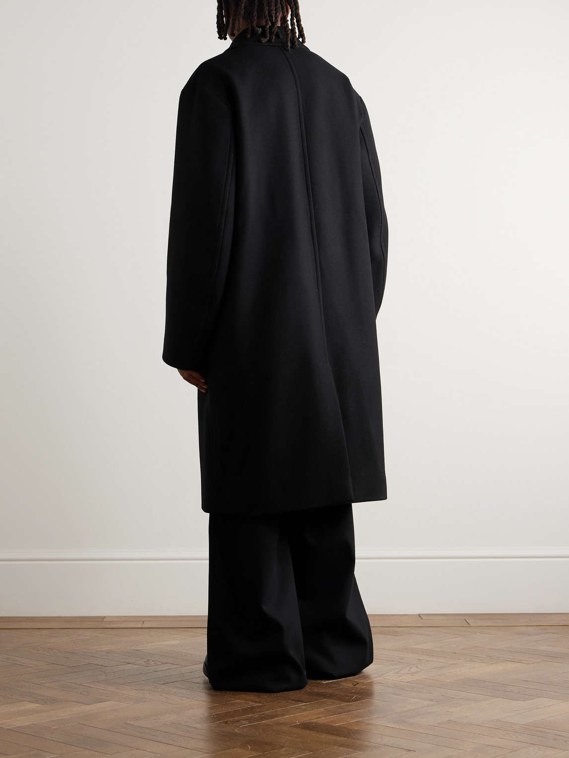  Dries Van Noten - Wool-blend Twill Coat - Men - Black - S 