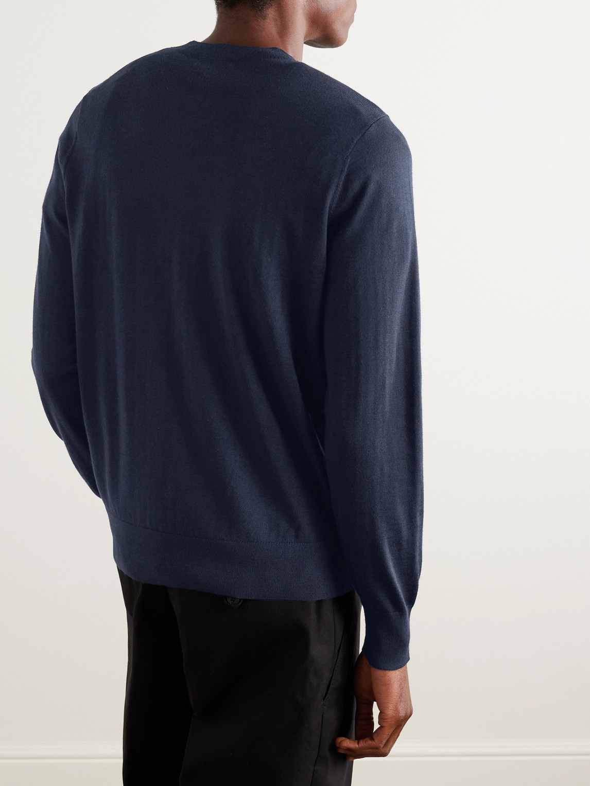  Dries Van Noten - Merino Wool Sweater - Men - Blue - M 