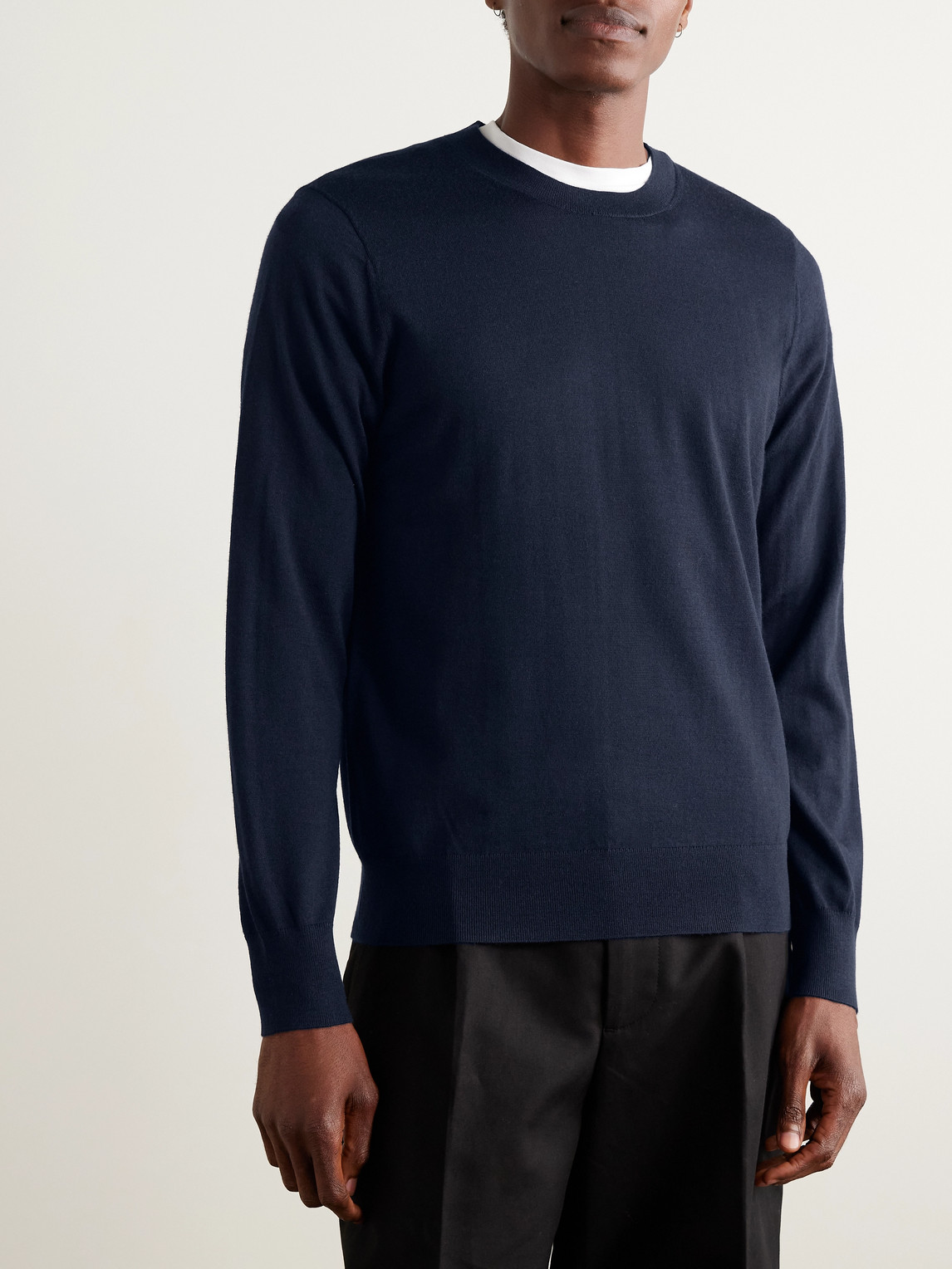  Dries Van Noten - Merino Wool Sweater - Men - Blue - M 
