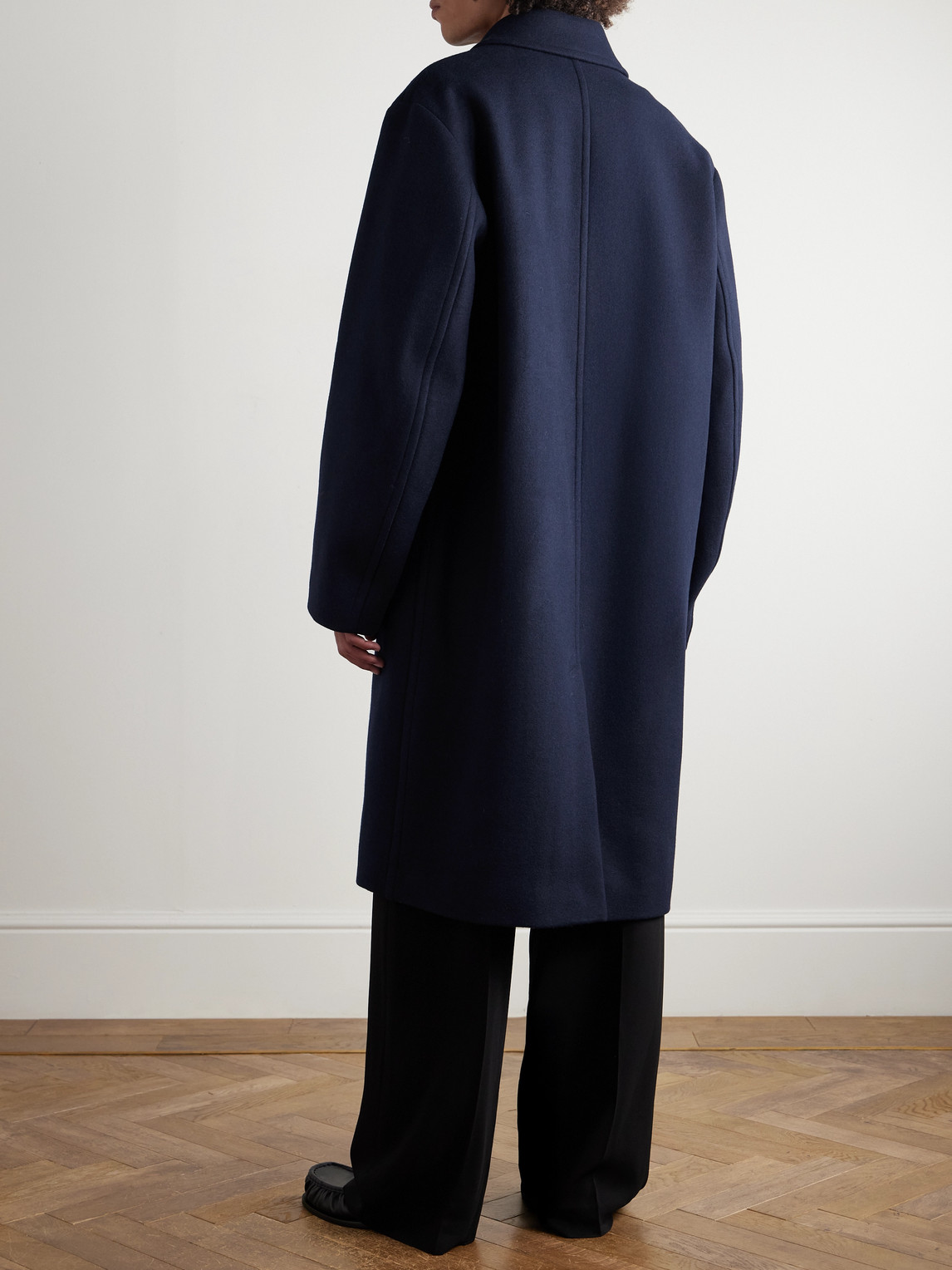  Dries Van Noten - Wool-blend Twill Coat - Men - Blue - S 