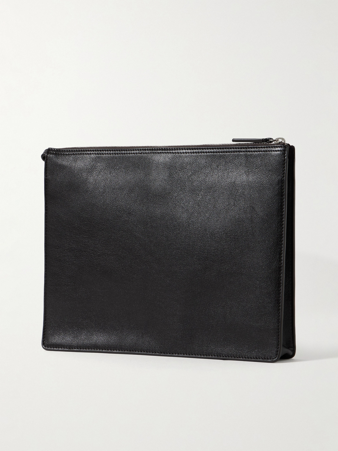 Metier Full-grain Leather Document Holder In Black