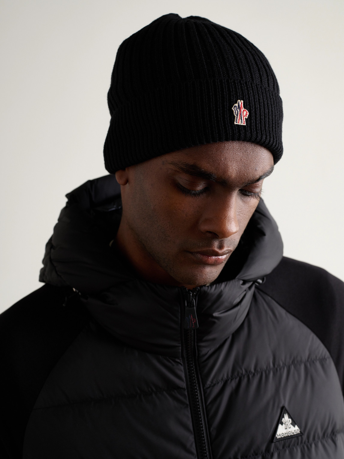 Logo-Appliquéd Ribbed Virgin Wool Beanie — 2