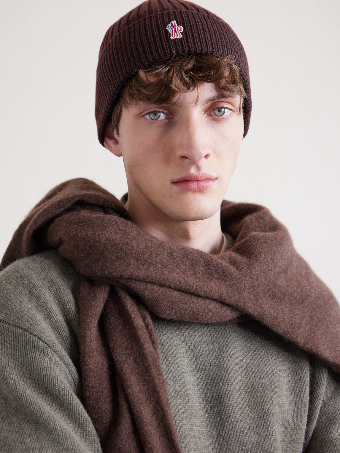 Logo-Appliquéd Ribbed Virgin Wool Beanie — 2