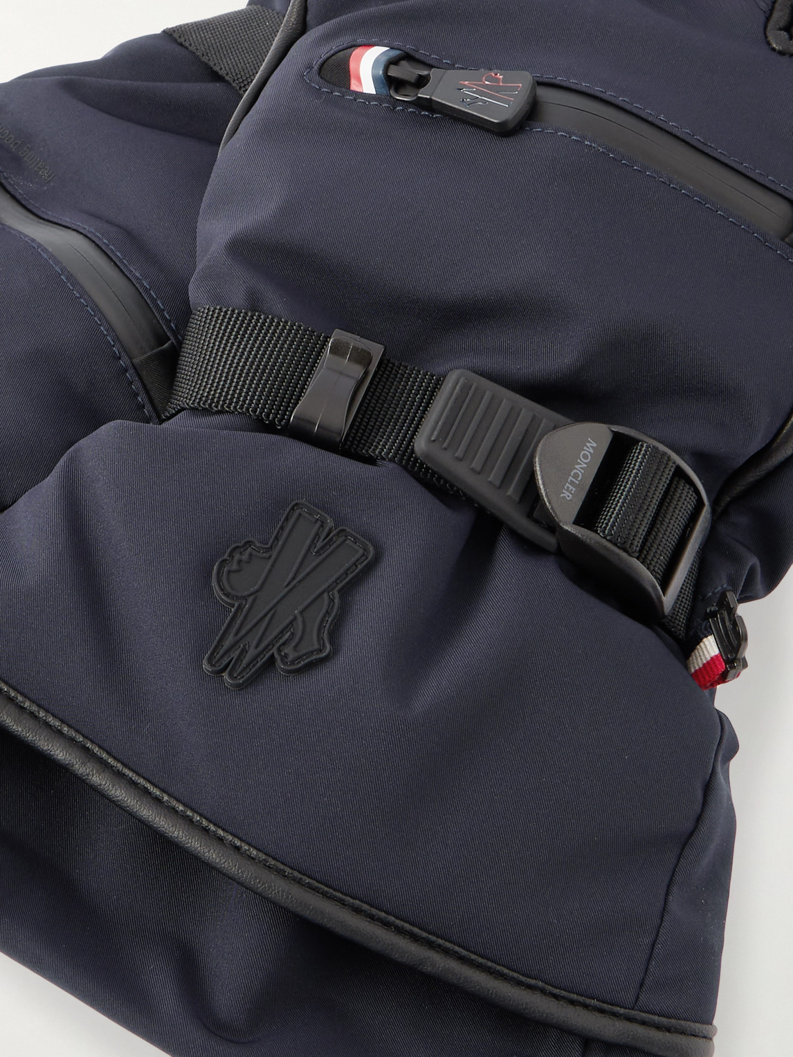 Leather-Trimmed Shell Ski Gloves — 2